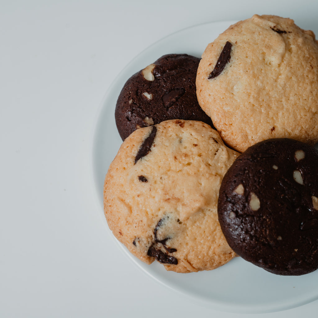 Mini Plain&Double Chocolate COOKIE [ミニプレーン＆ダブルチョコレートクッキー]