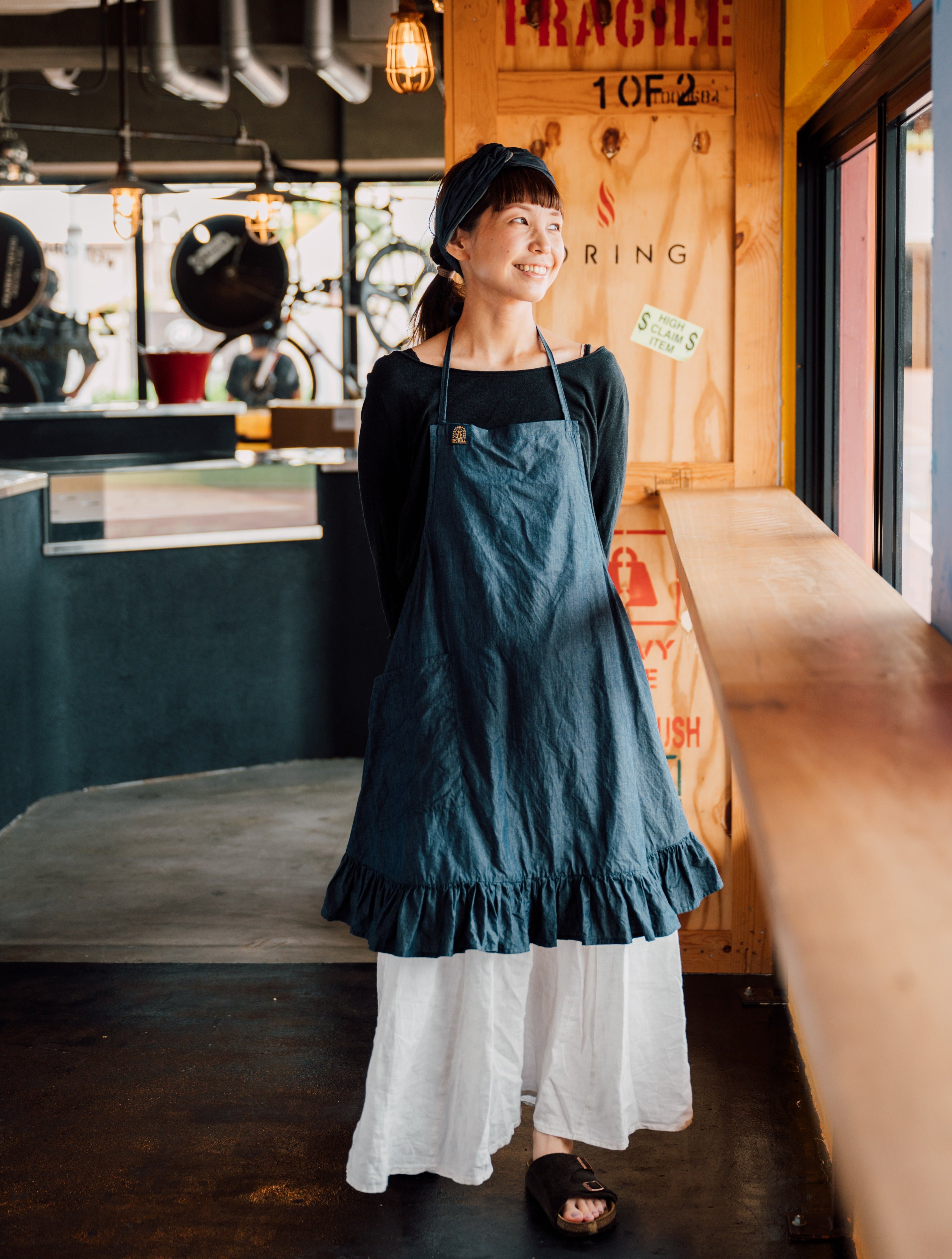 APRON - Maui - 【 Thin Denim 】