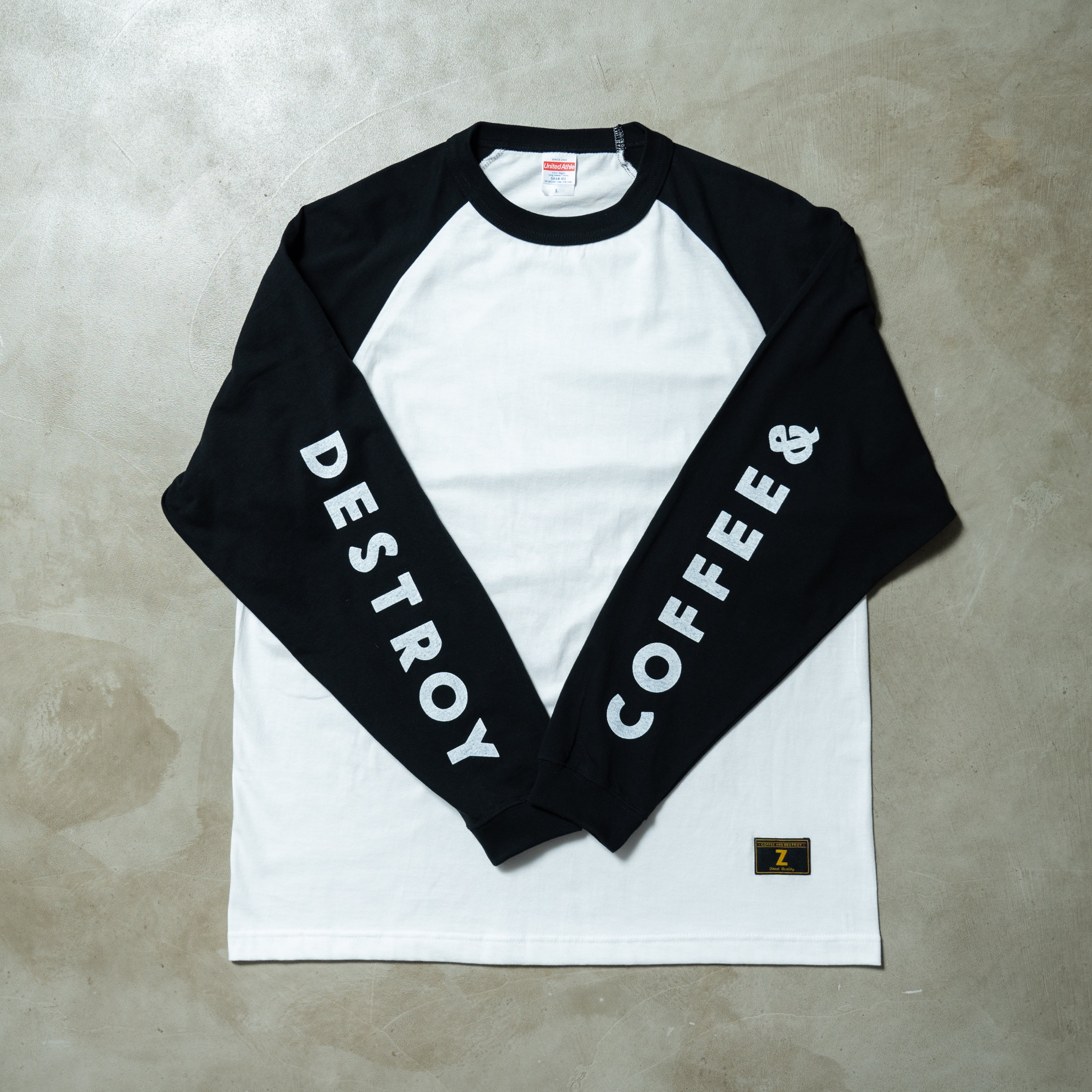 Raglan “COFFEE & DESTROY” Arms ロングTシャツ【オンラインストア限定/OUTLET】