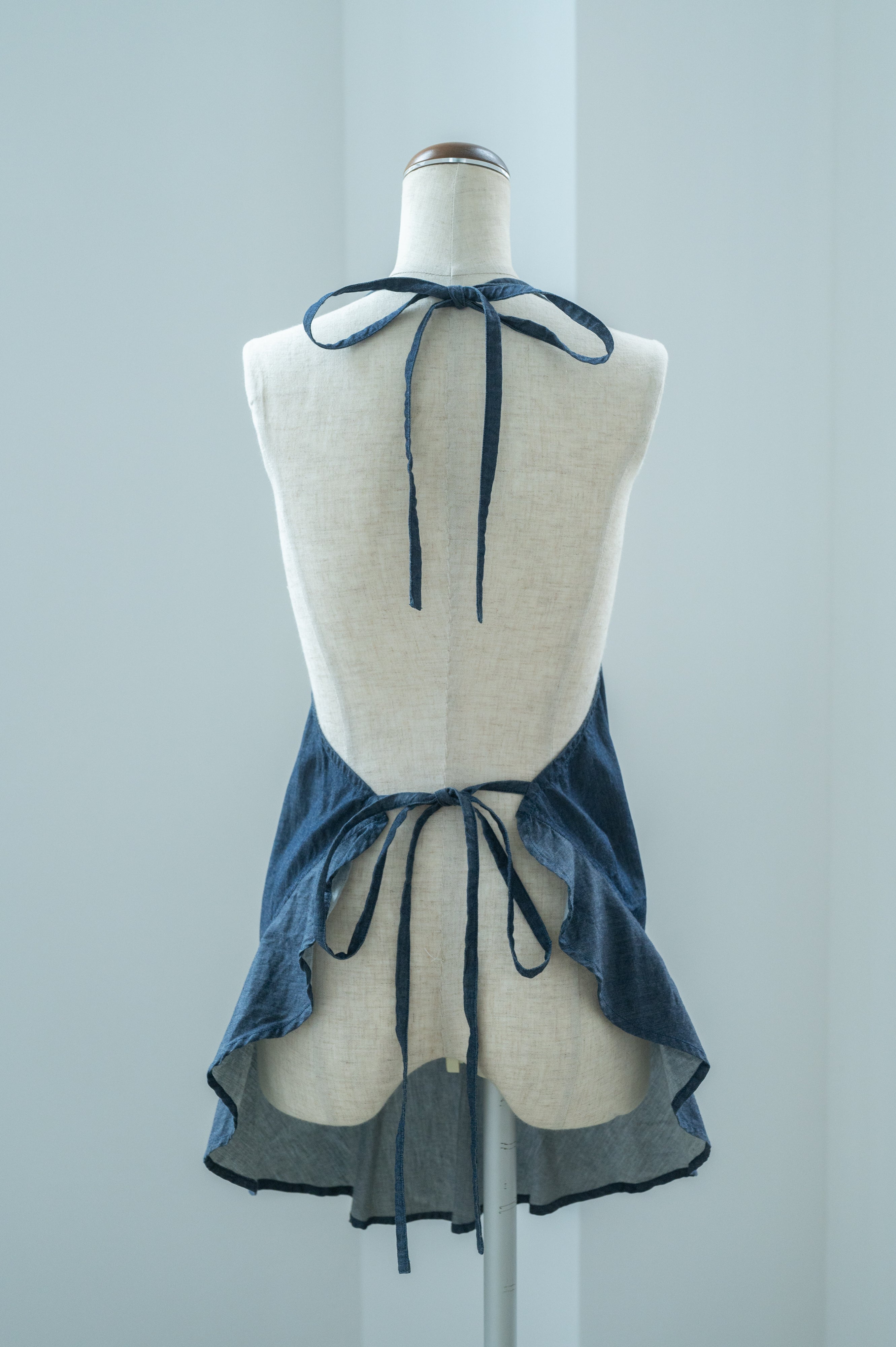 APRON - Angie -【 Thin Denim 】