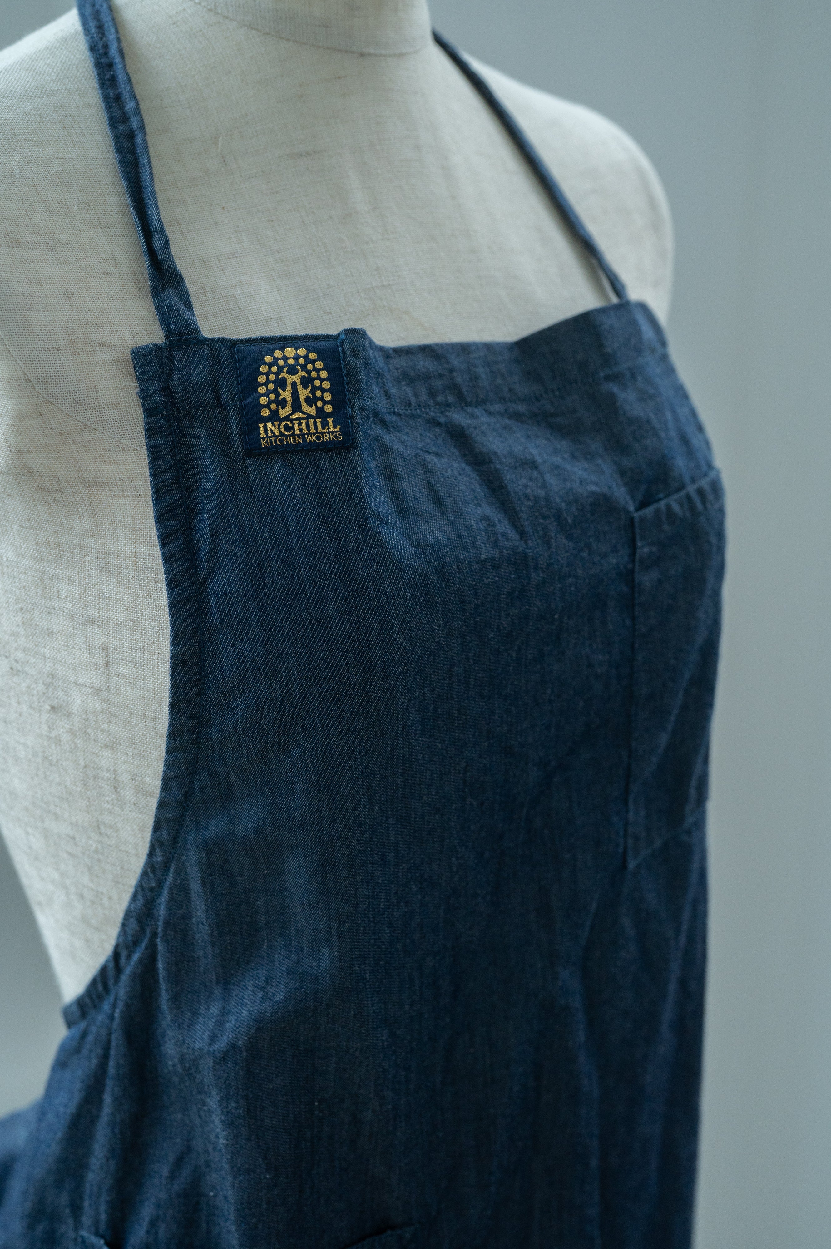 APRON - Angie -【 Thin Denim 】