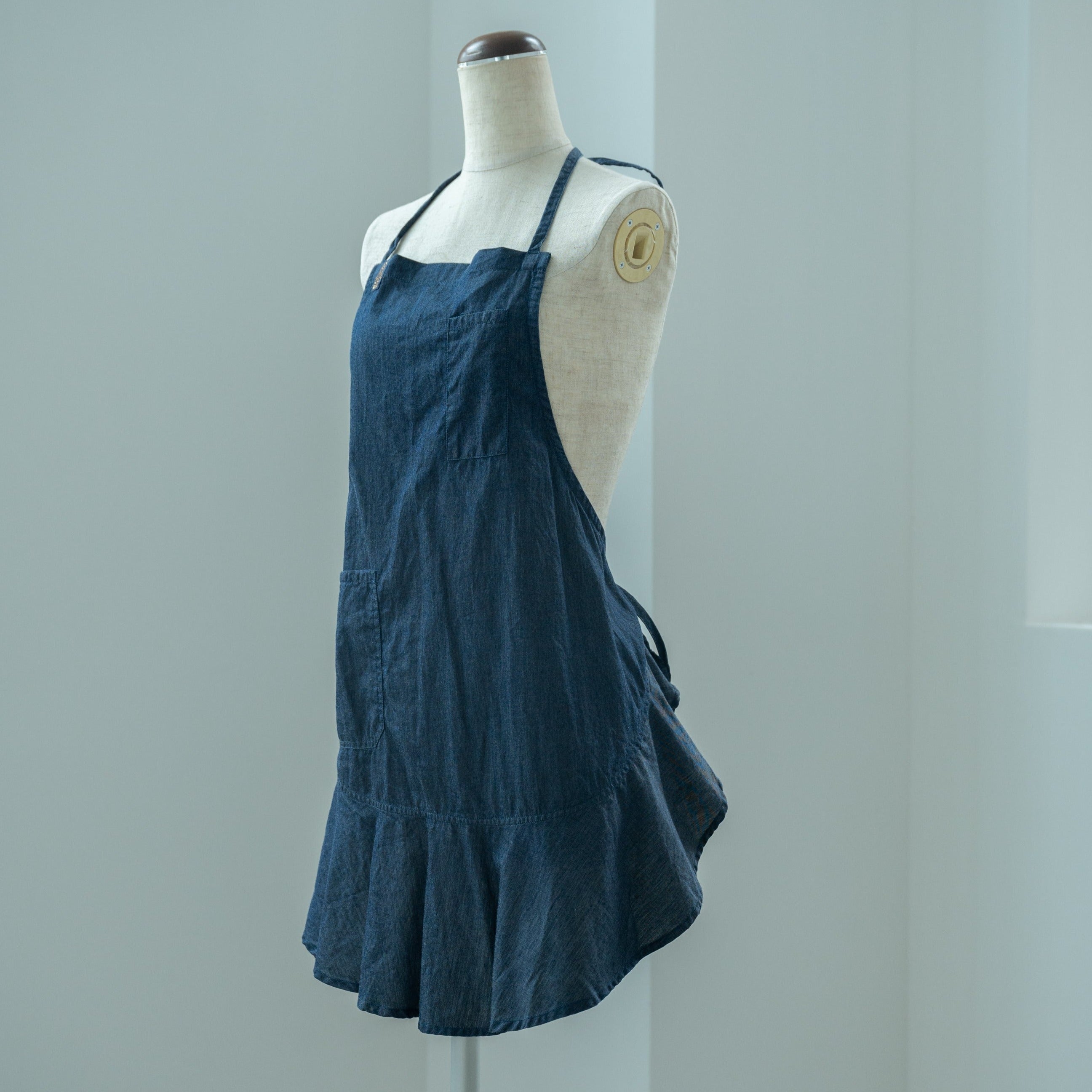 APRON - Angie -【 Thin Denim 】