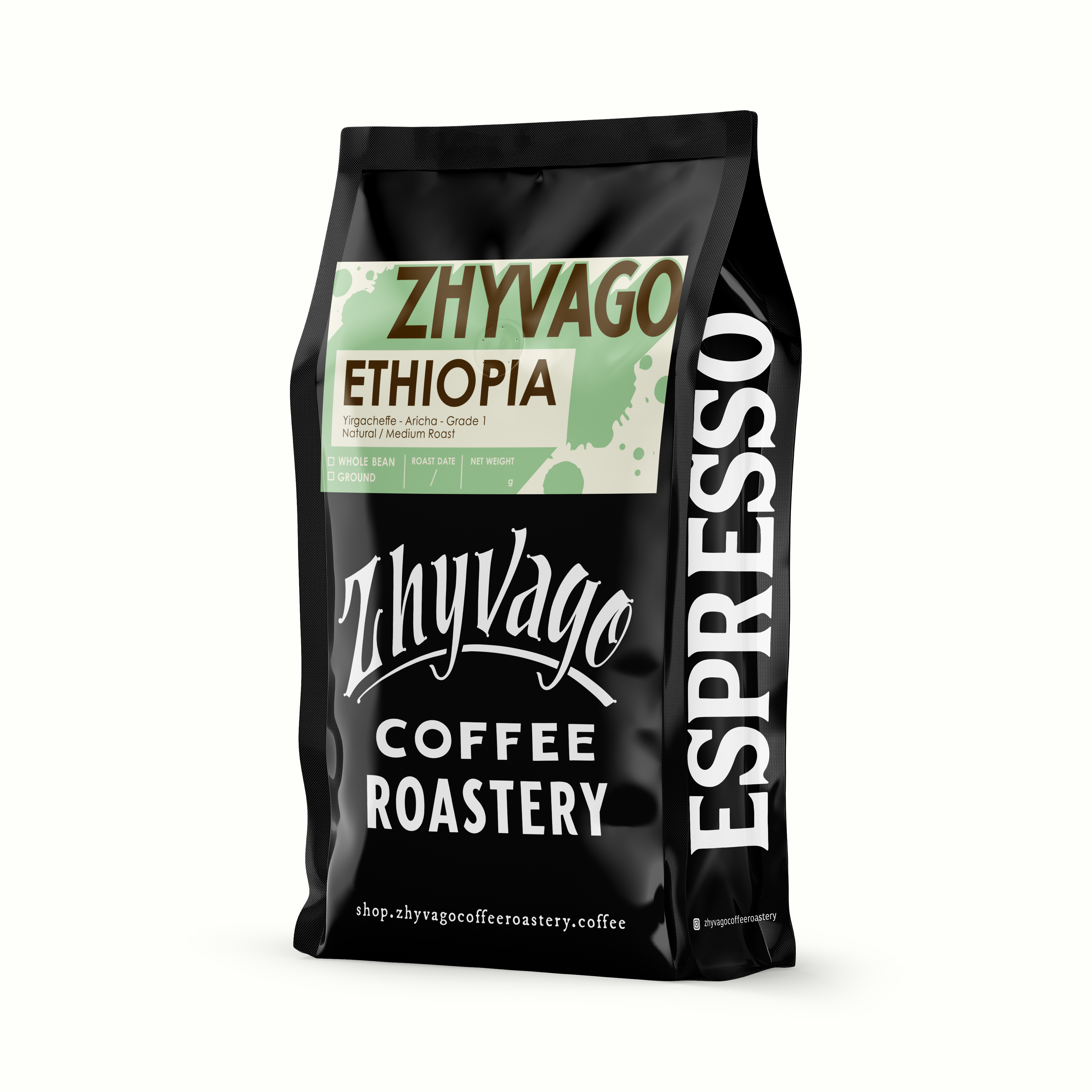 SINGLE ORIGIN COFFEE BEANS ETHIOPIA_Yirgacheffe - Aricha - Grade 1 (Natural)