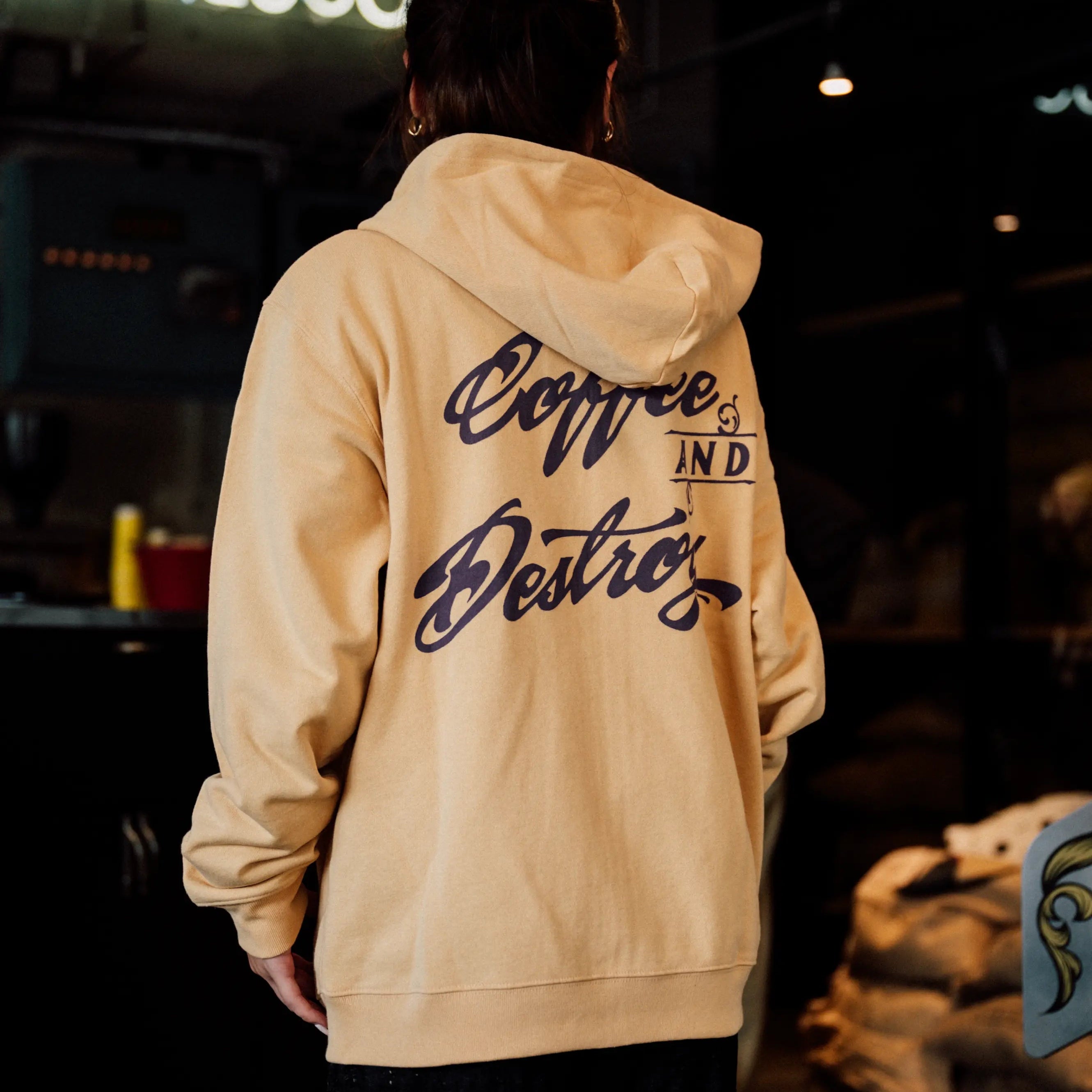 Coffee and Destroy Sweat Full Zip Hoodie