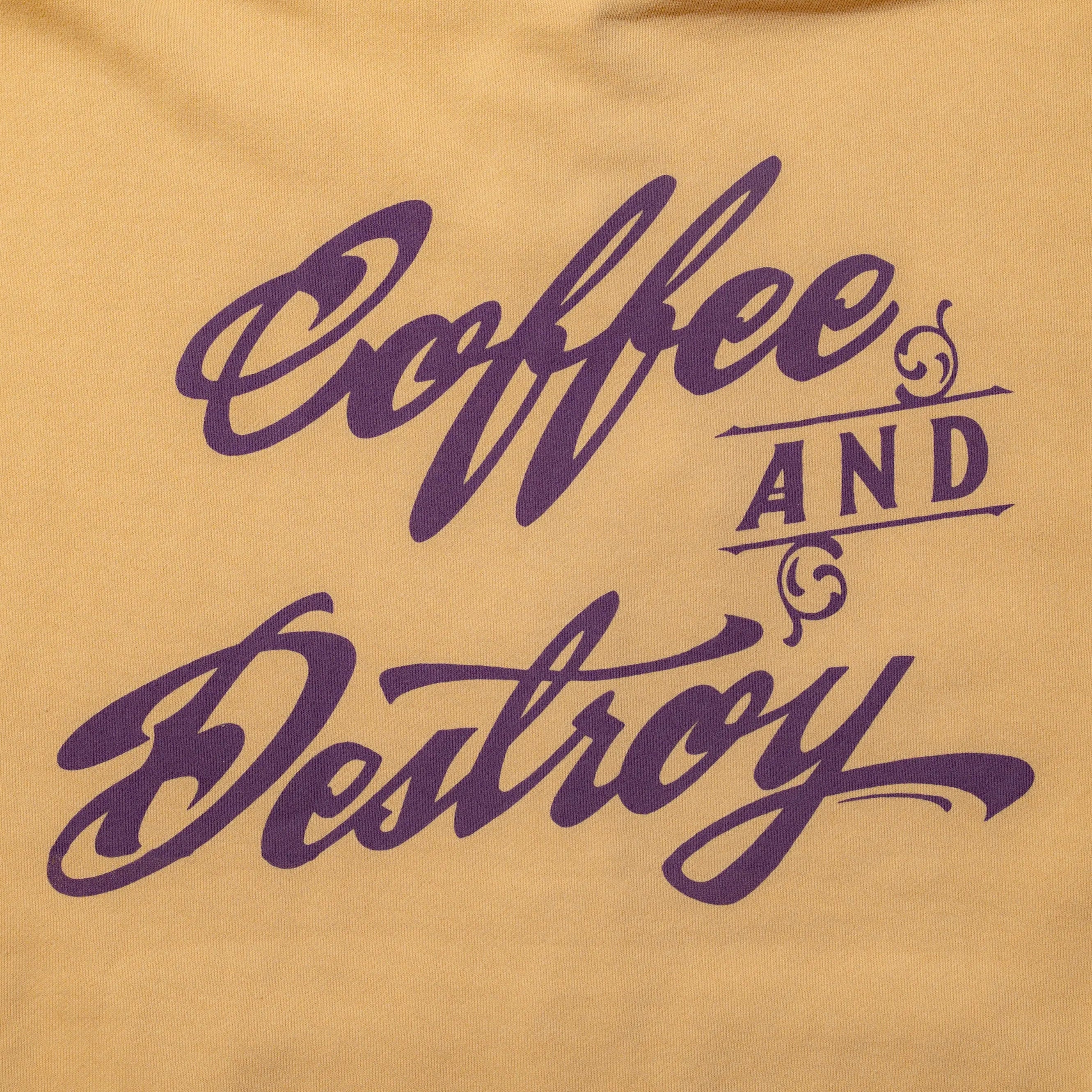 Coffee and Destroy Sweat Full Zip Hoodie