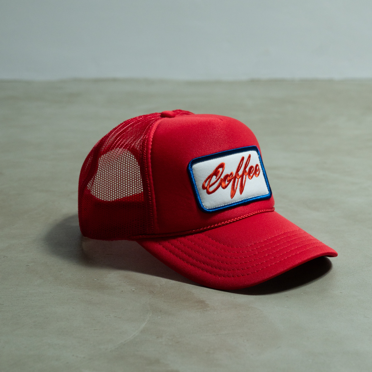 COFFEE Patch Mesh Cap [ All of the four colors ]