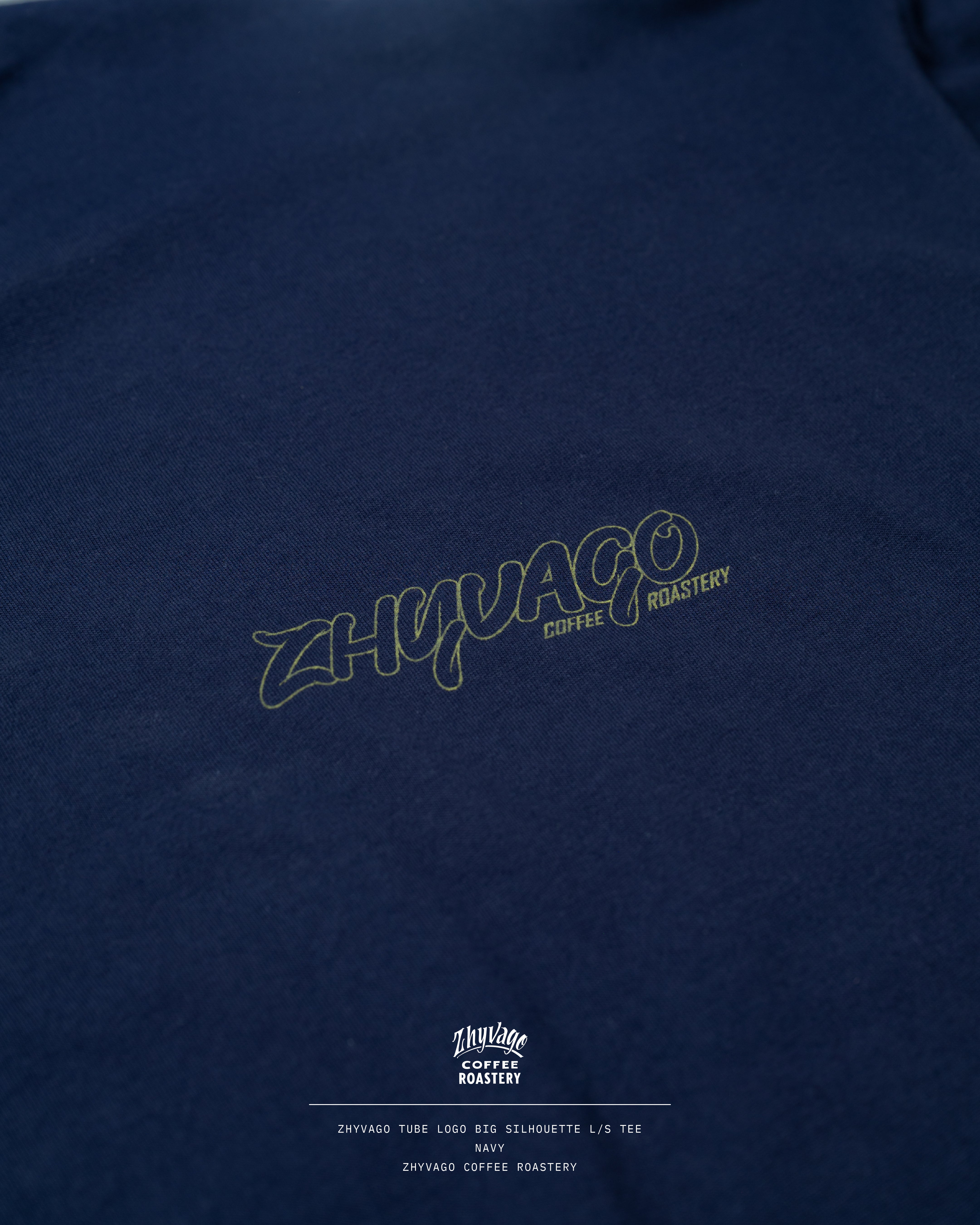 ZHYVAGO Tube Logo Big Silhouette L/S T-shirt