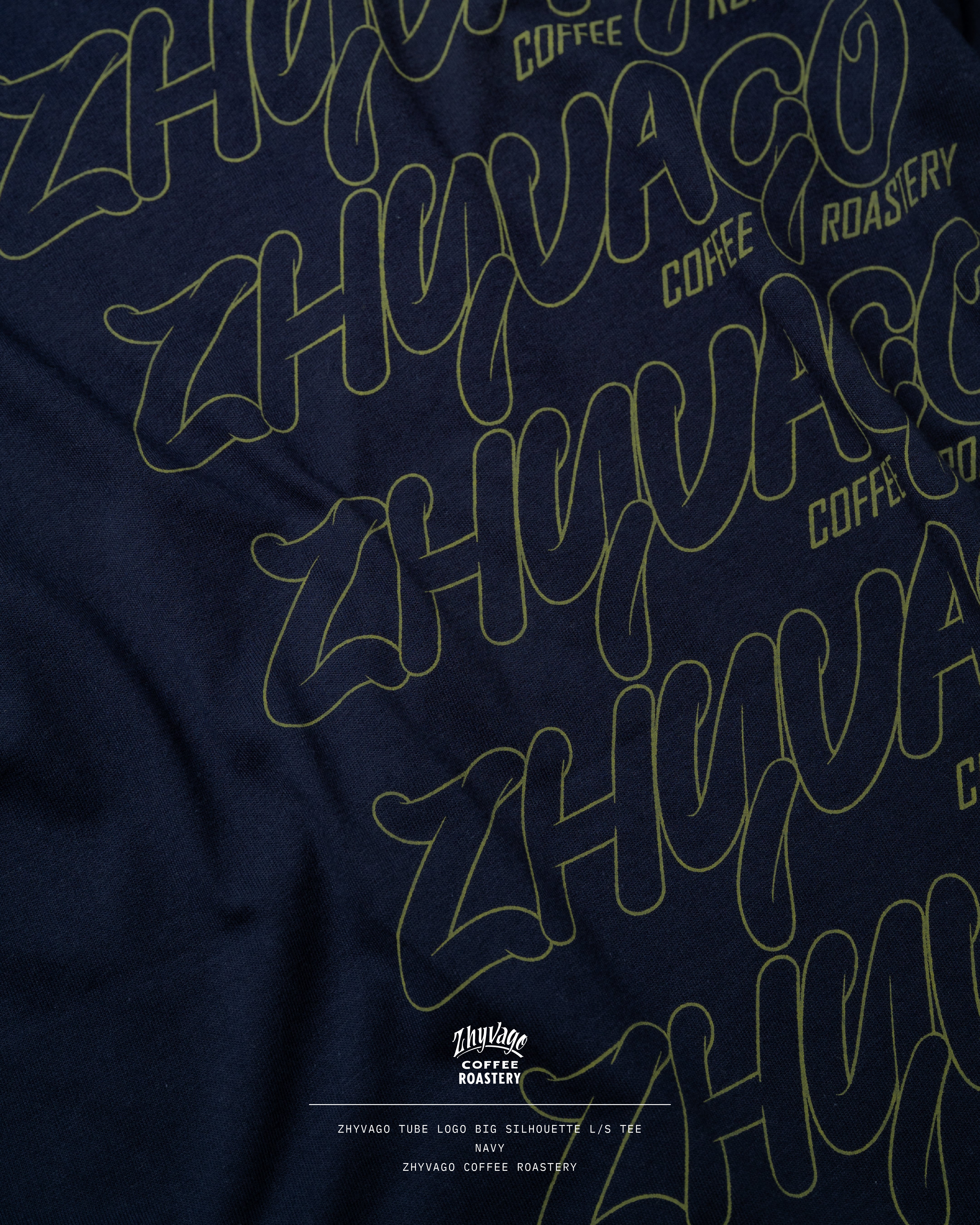 ZHYVAGO Tube Logo Big Silhouette L/S T-shirt