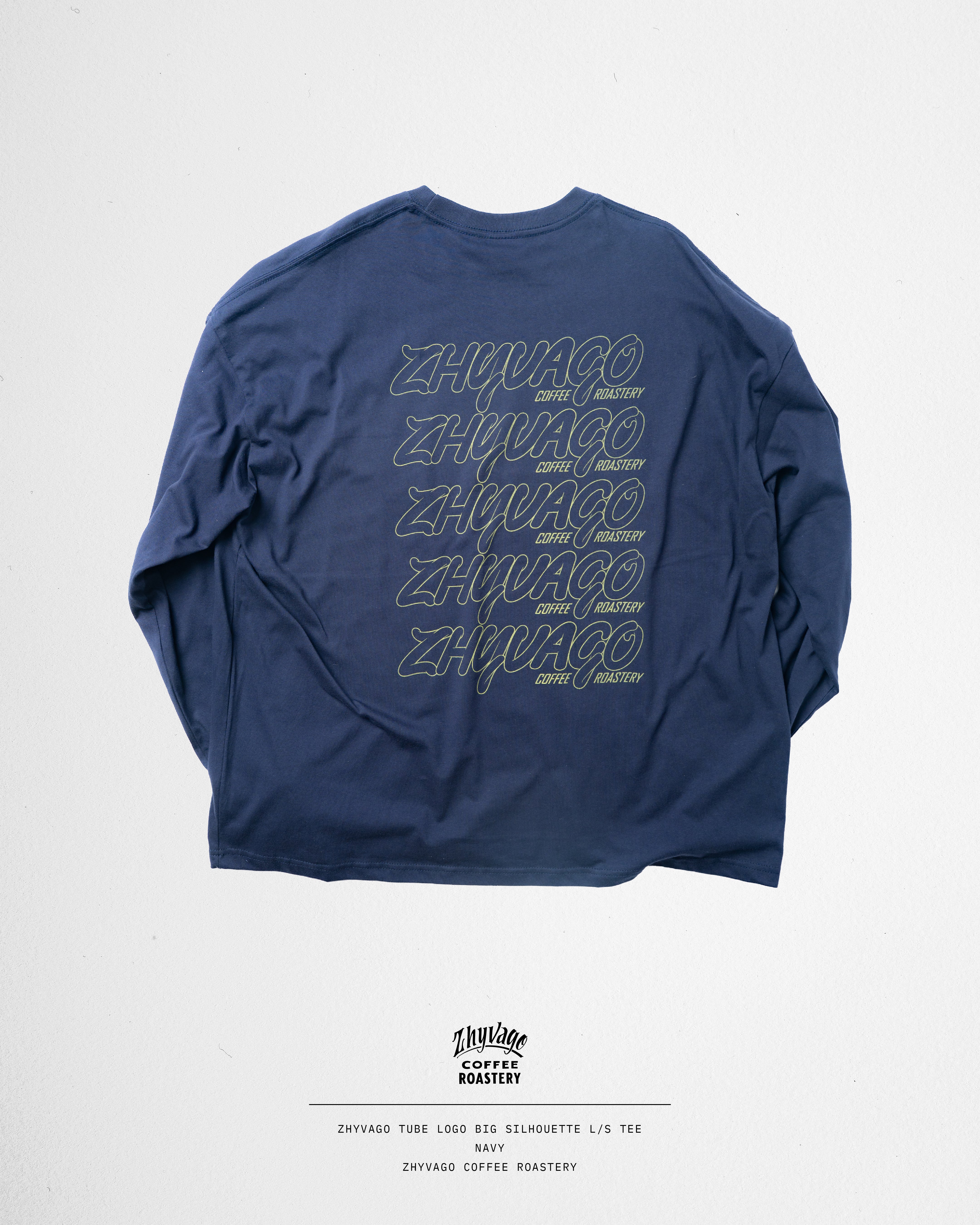 ZHYVAGO Tube Logo Big Silhouette L/S T-shirt