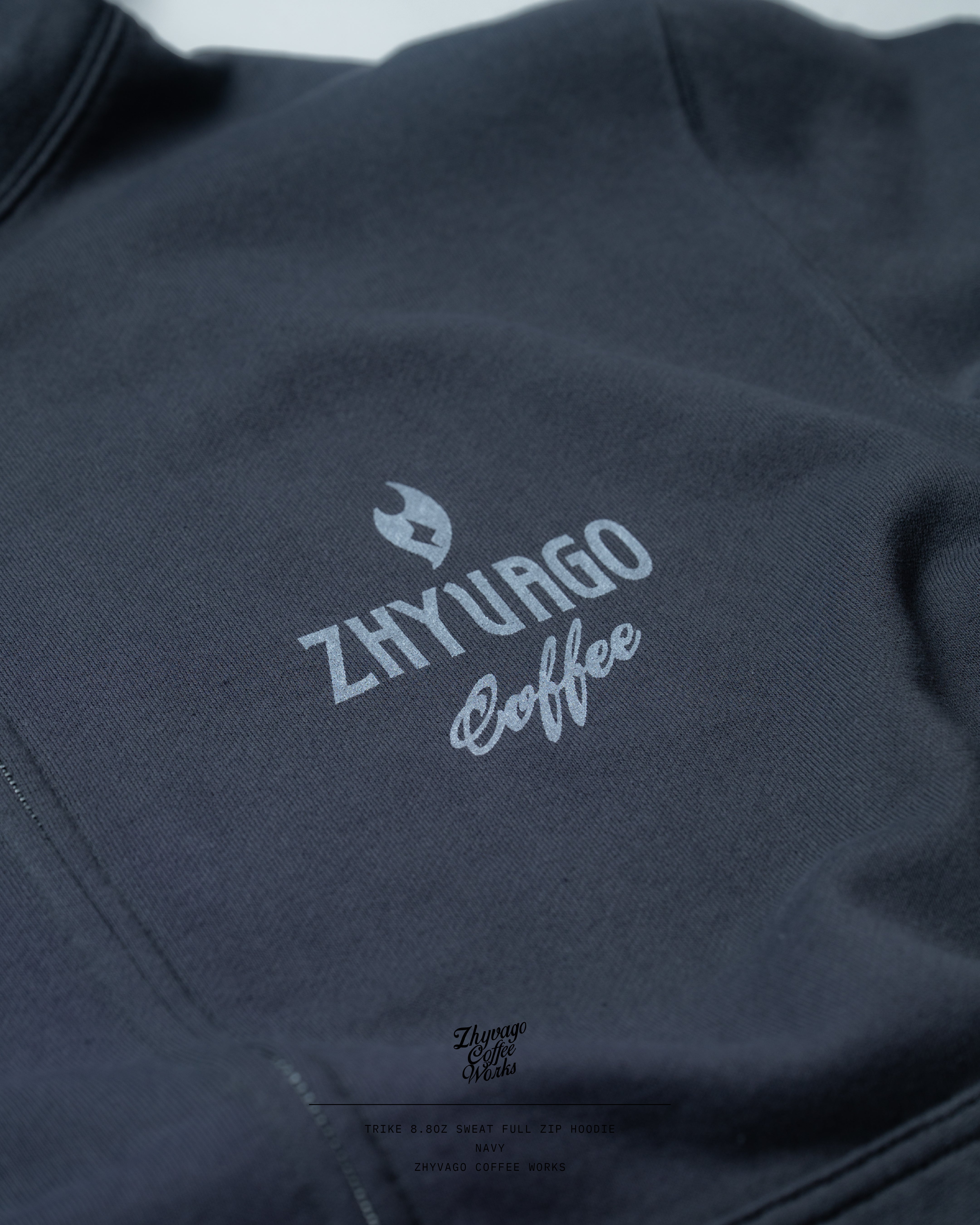 Zhyvago Coffee Works TRIKE Full Zip Hoodie