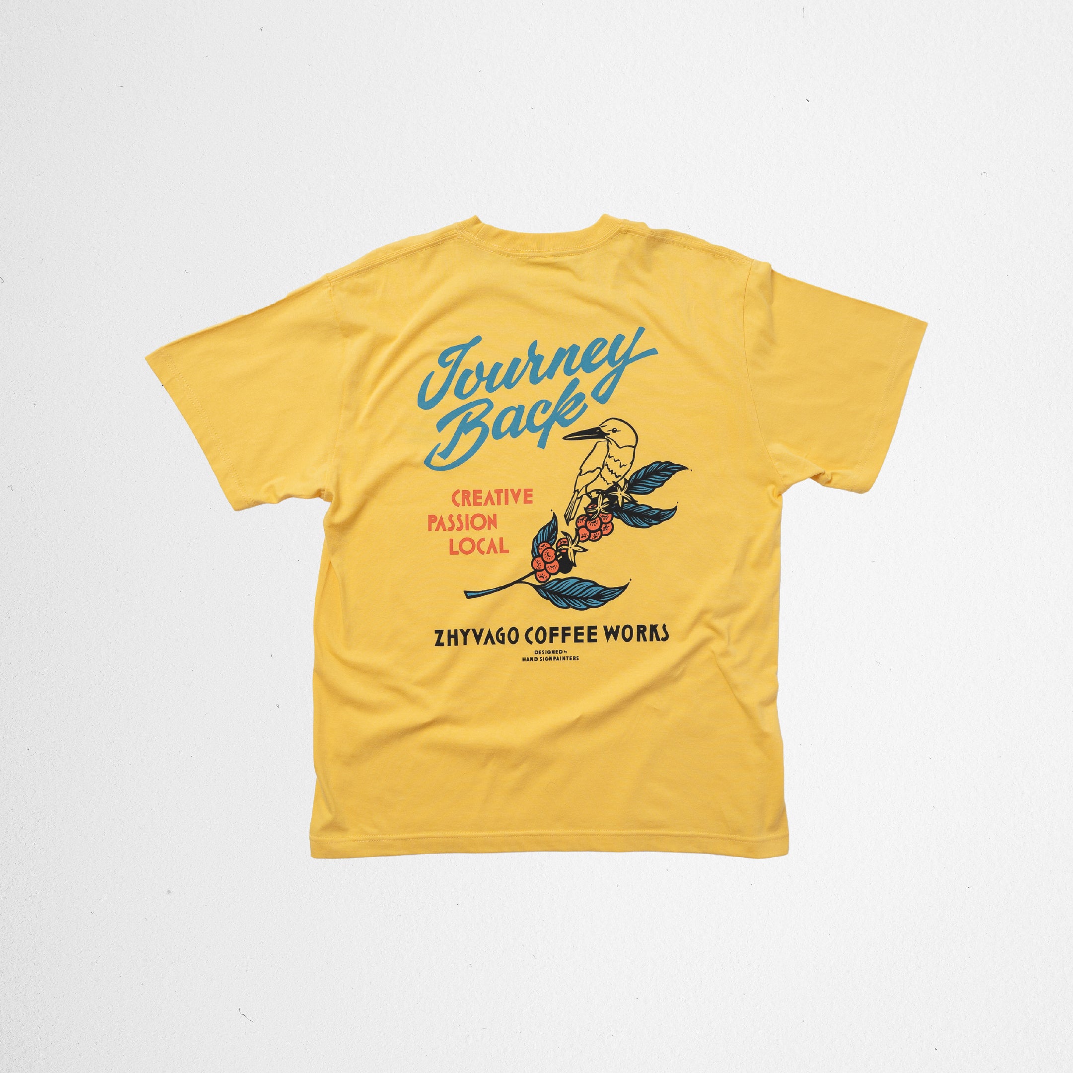 Zhyvago Coffee Works 10th Anniversary "Journey Back" T-shirt