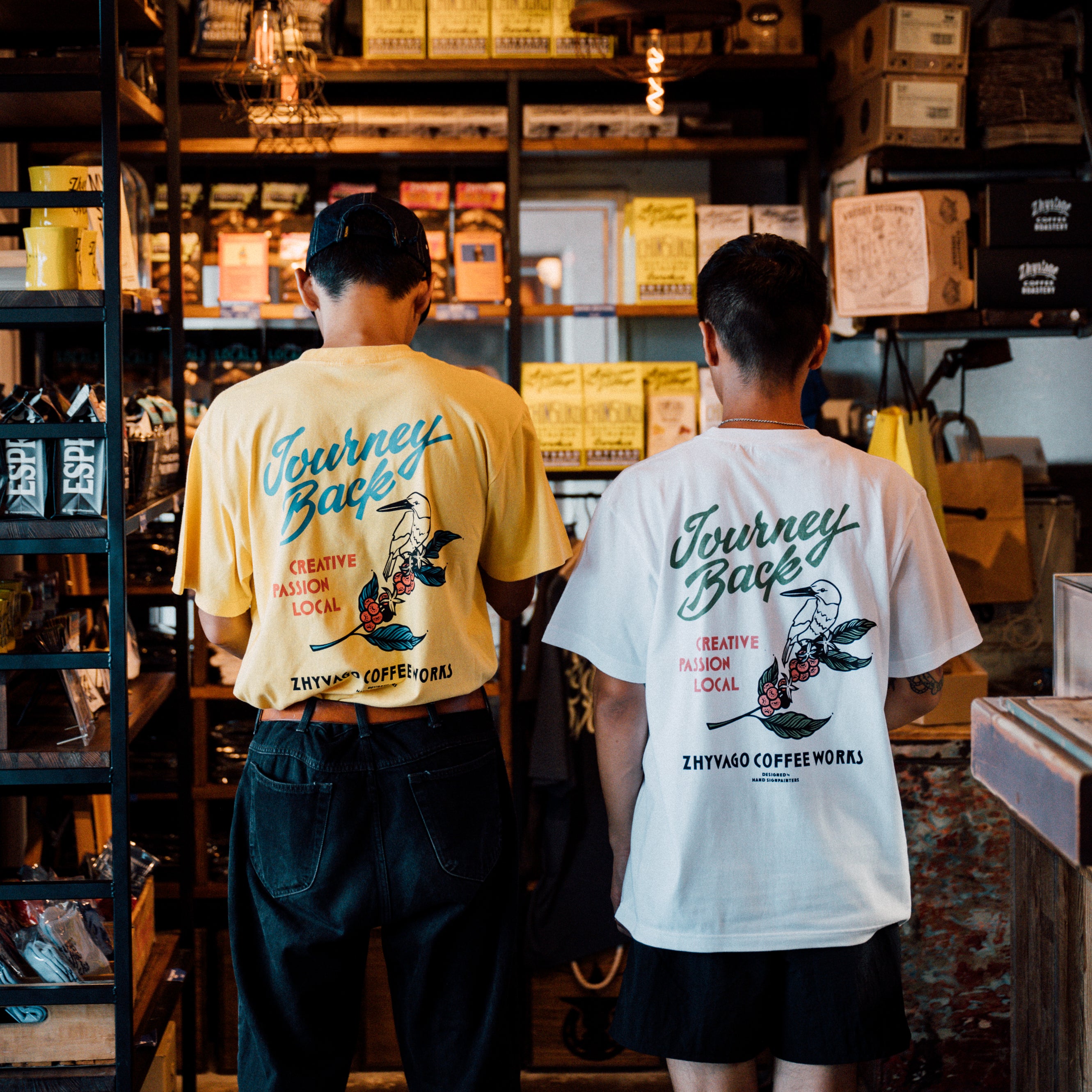 Zhyvago Coffee Works 10th Anniversary "Journey Back" T-shirt