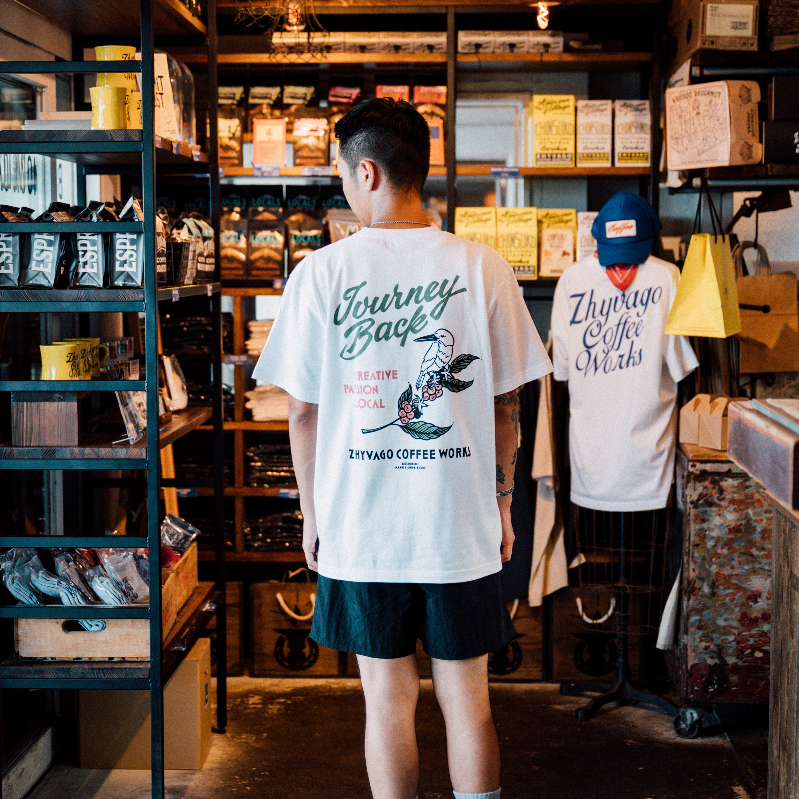 Zhyvago Coffee Works 10th Anniversary "Journey Back" T-shirt
