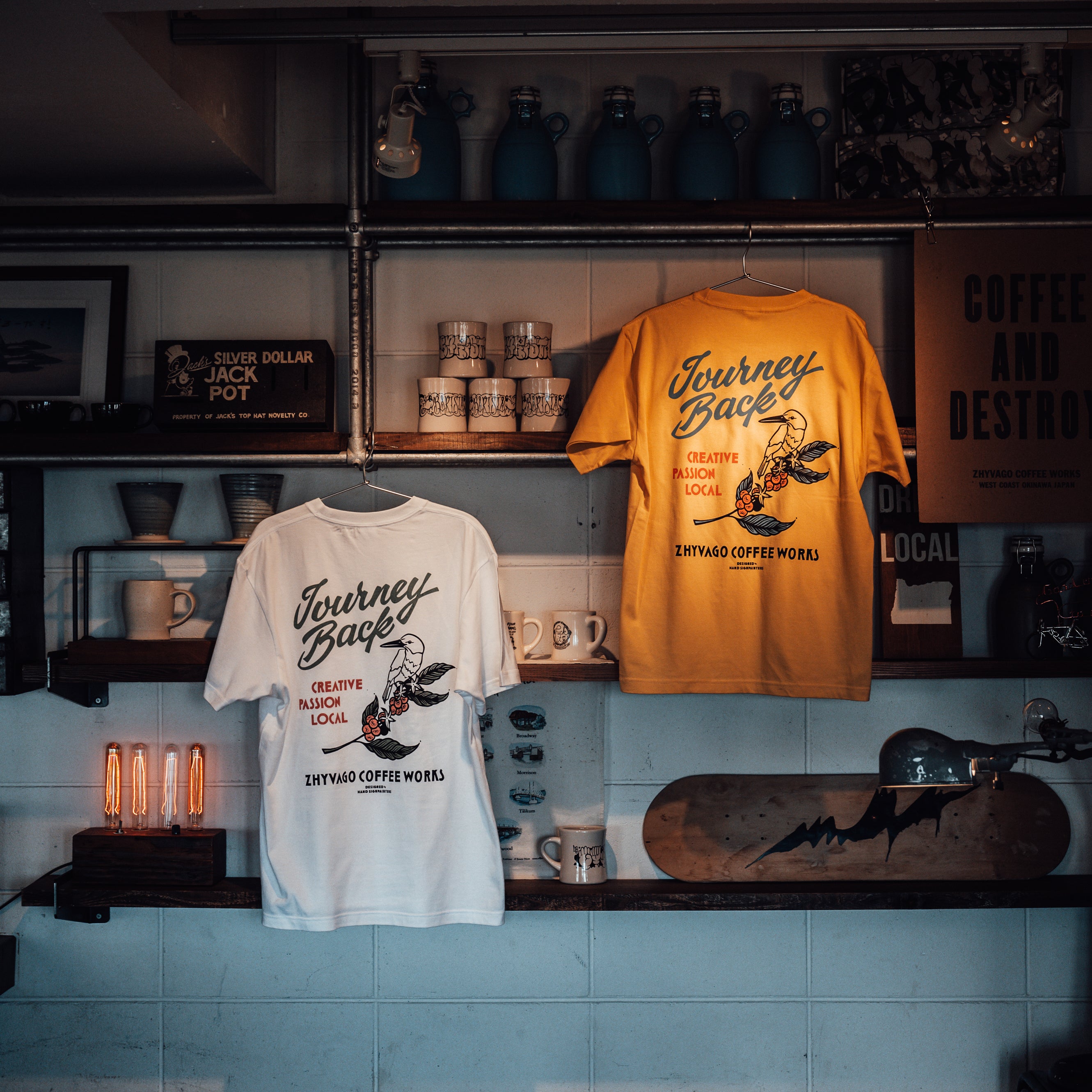 Zhyvago Coffee Works 10th Anniversary "Journey Back" T-shirt