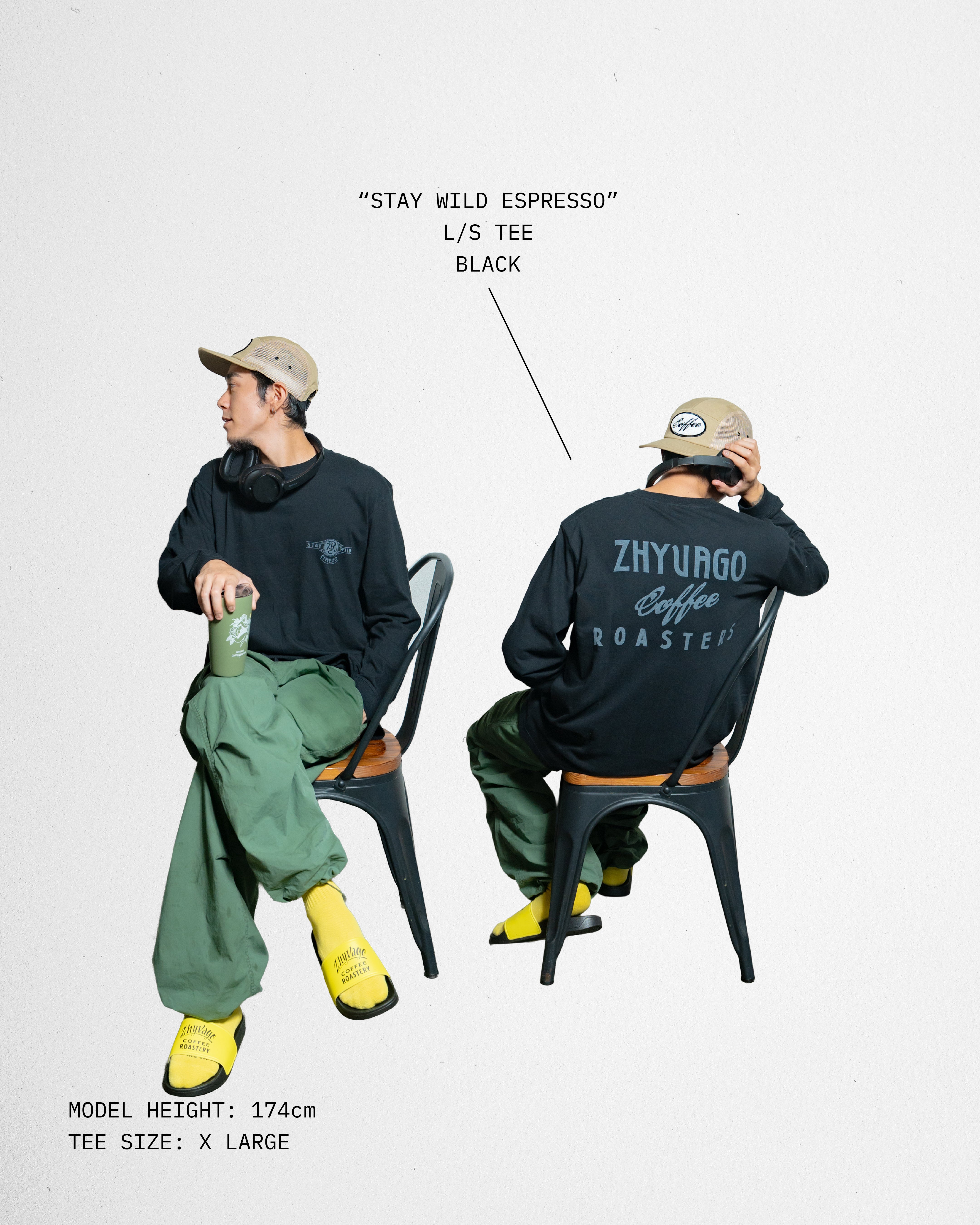 STAY WILD ESPRESSO LONG SLEEVE [Online Store Only]