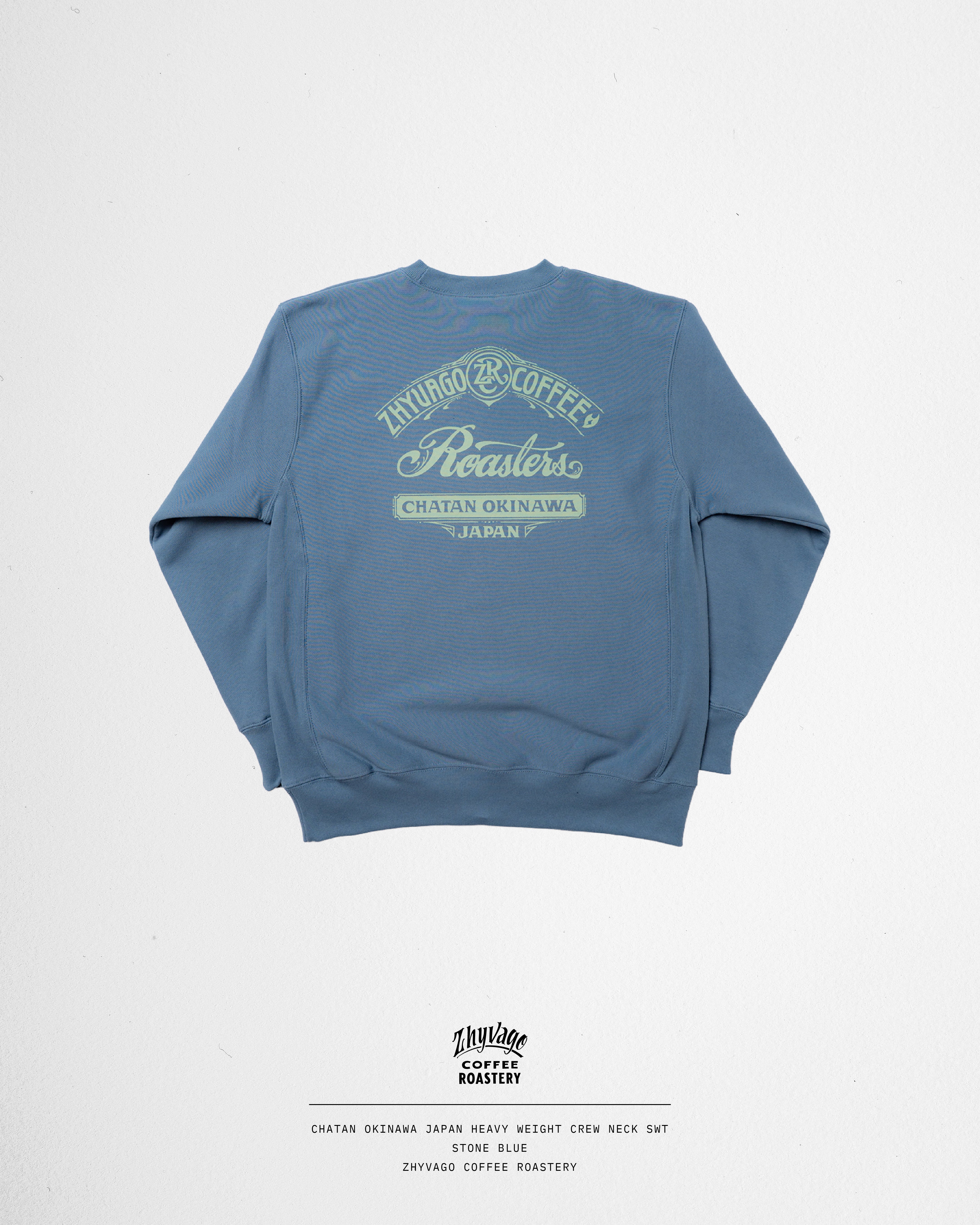 Chatan Okinawa Japan heavy weight crew neck sweat (裏起毛)