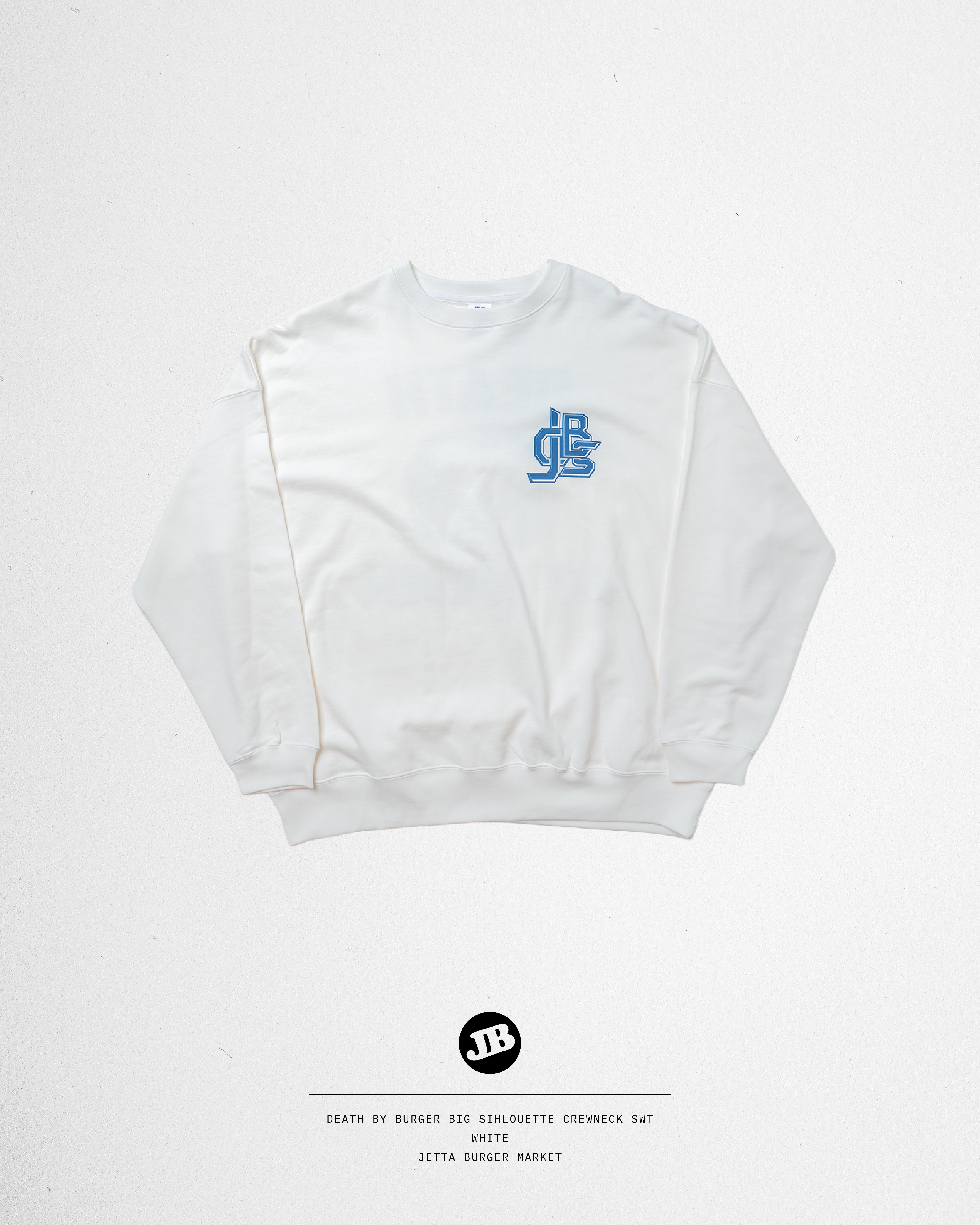 DEATH by BURGER Big Silhouette crew neck sweat