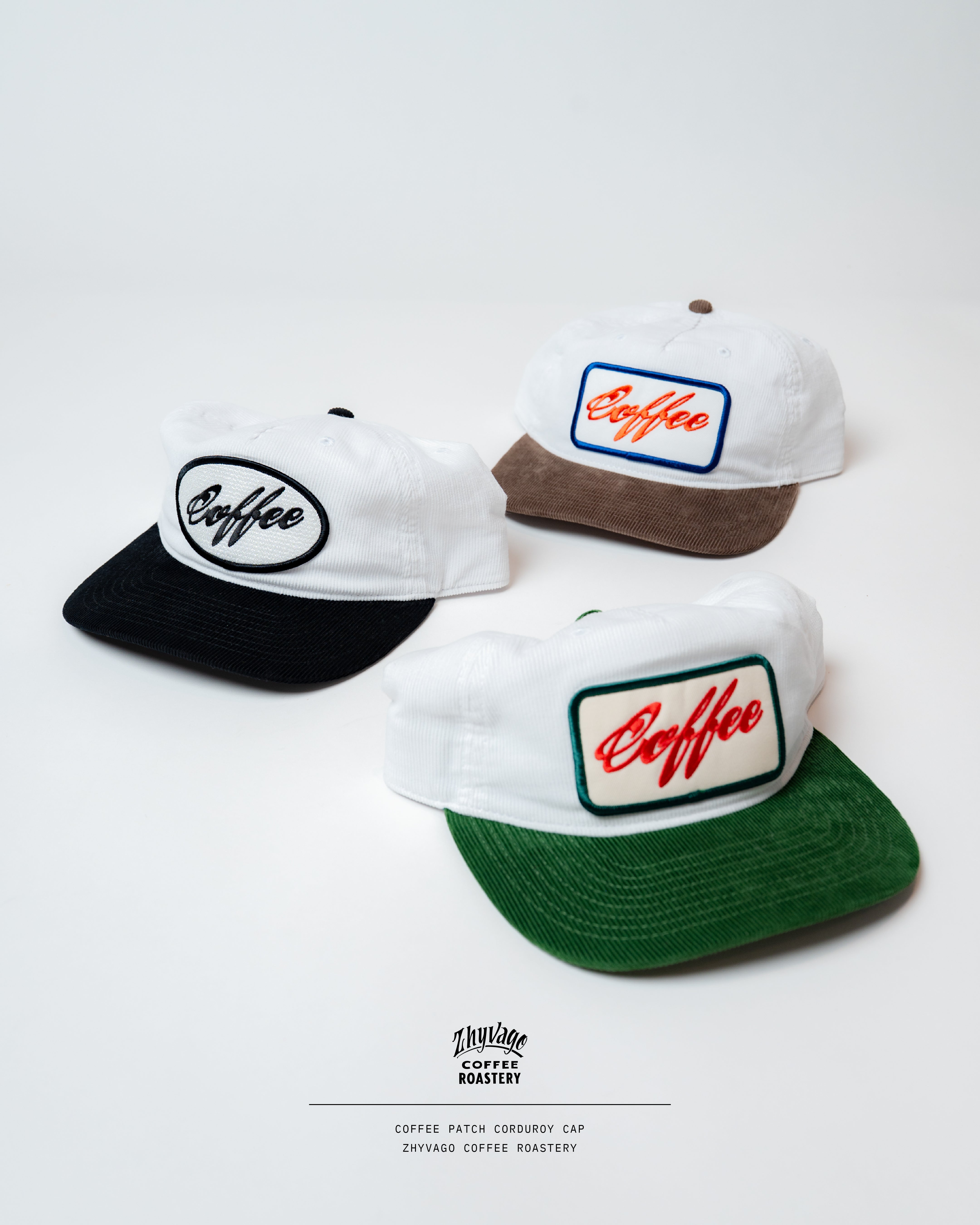 Coffee Patch Corduroy 2-tone cap