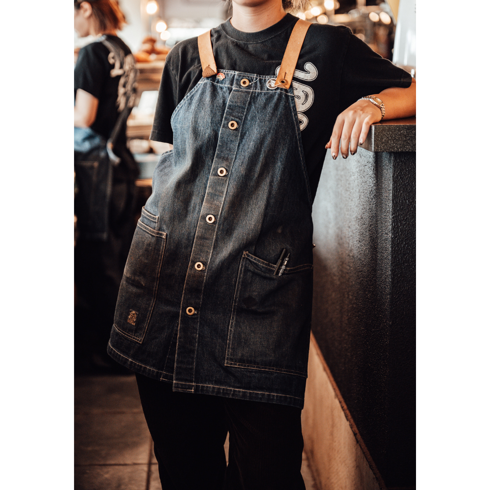 APRON -SKULE ［ M size］- by Inchill Kitchen Works