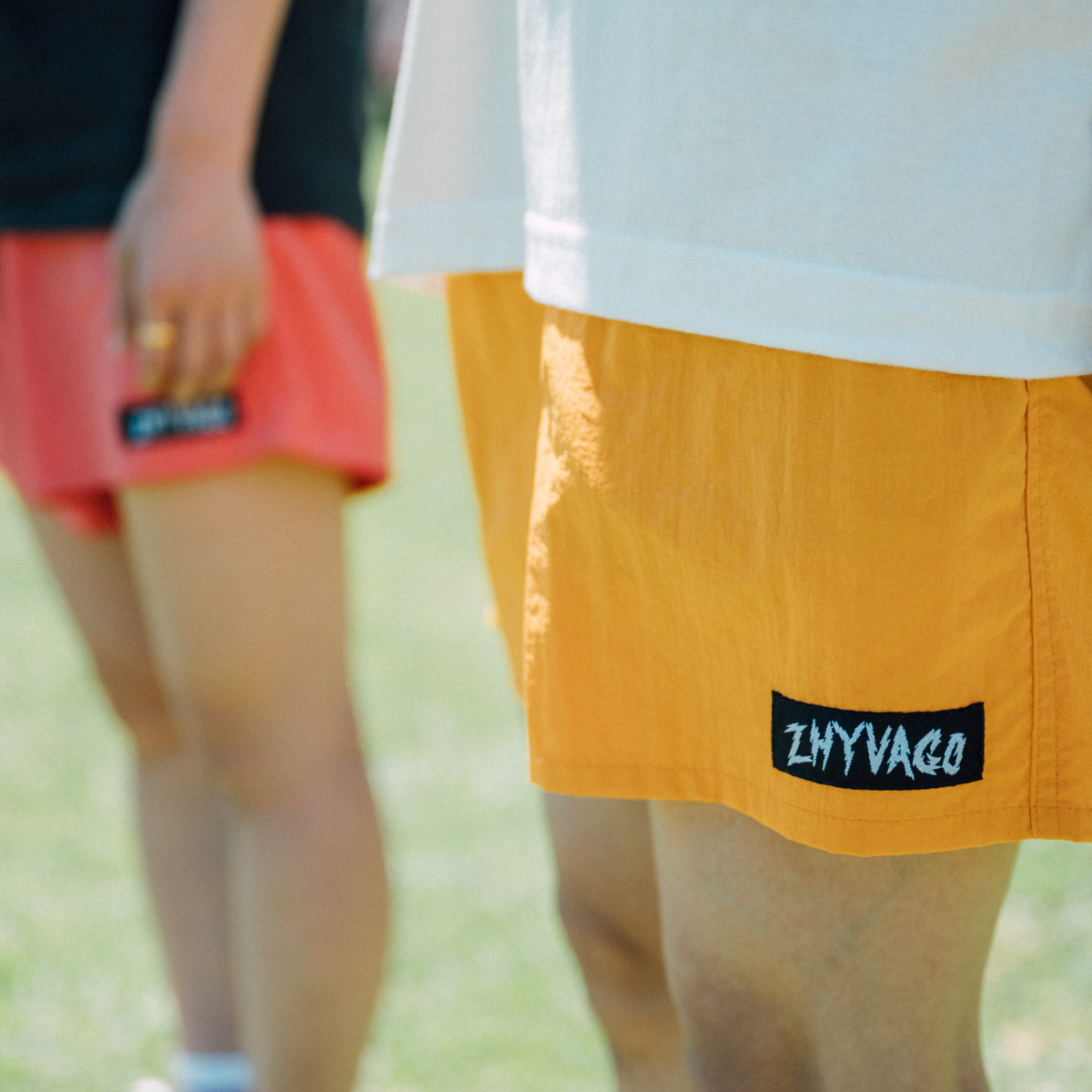 Nylon Passion short pants -Grunge logo- Pink / Mango