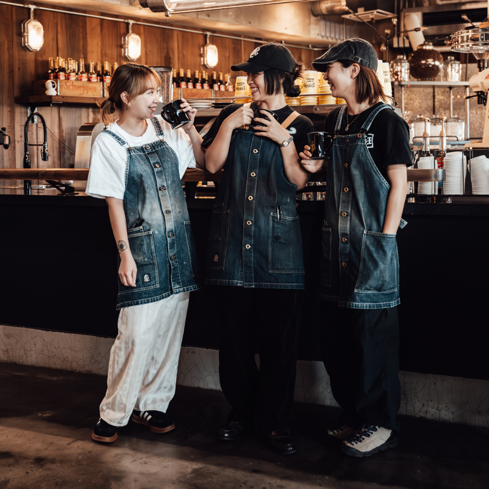 APRON - SKULE -【 Indigo Selvedge Denim 】14oz