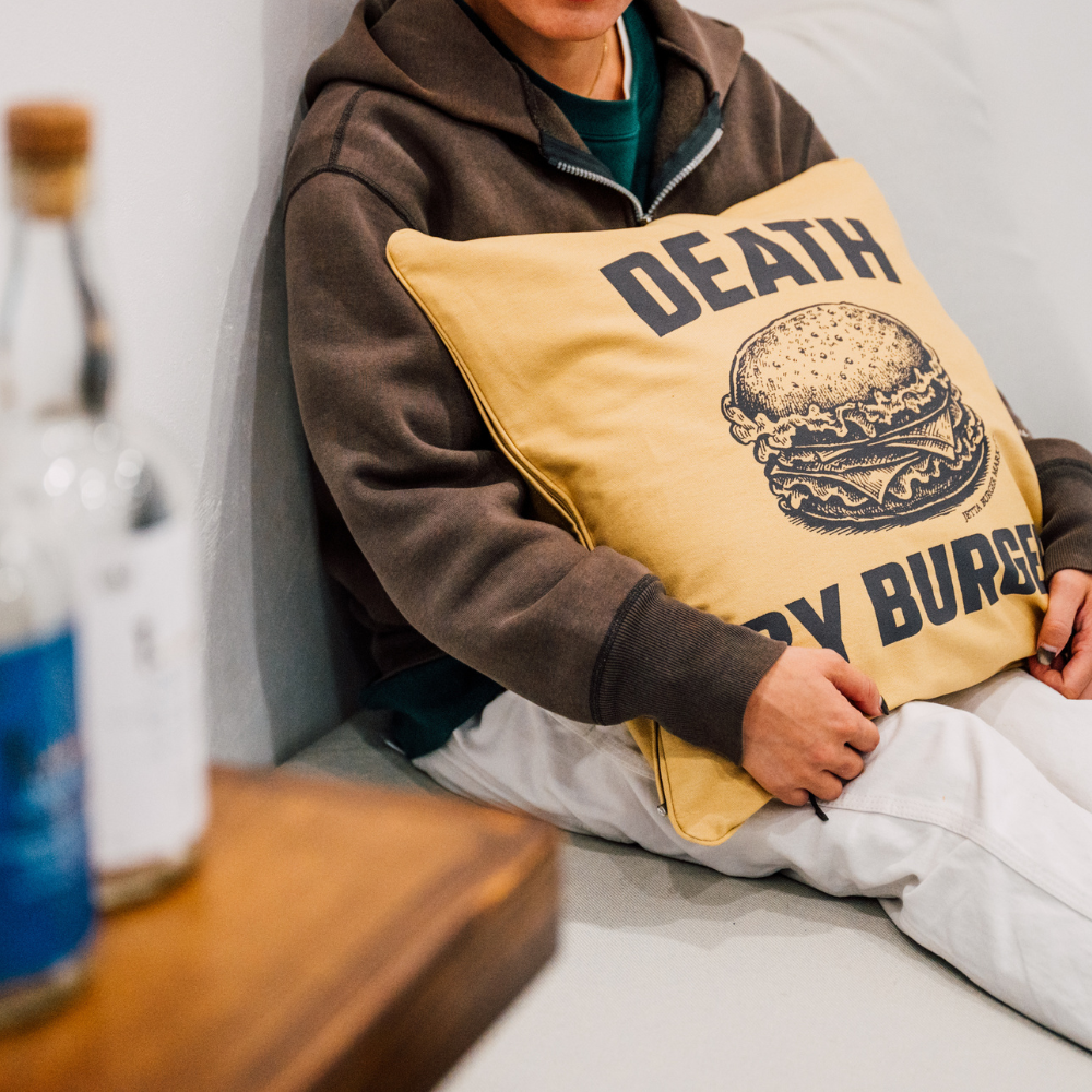 JB DEATH BY BURGER Cushion cover