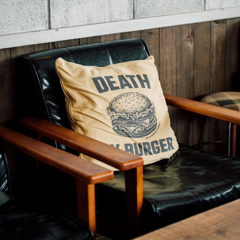 JB DEATH BY BURGER Cushion cover