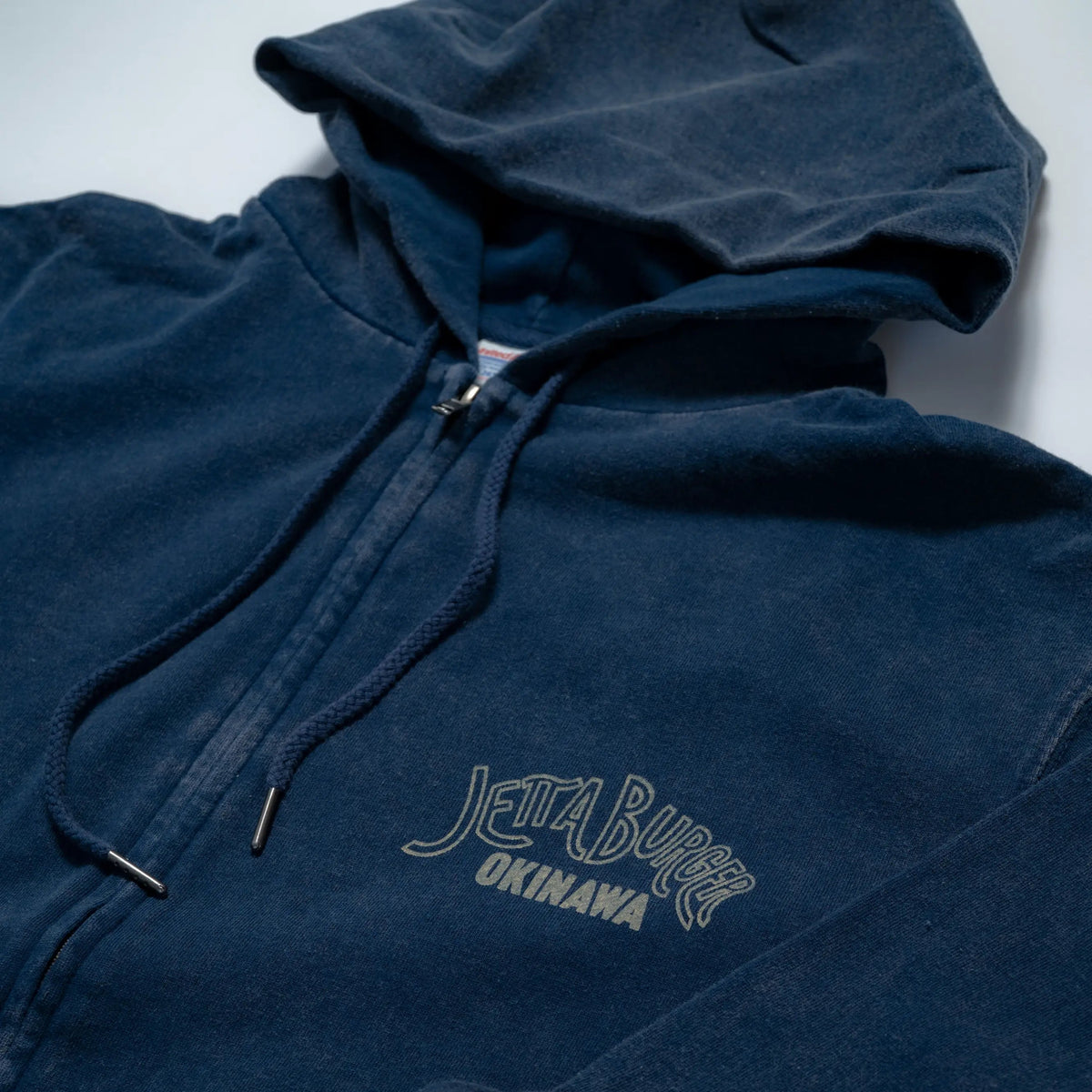 DEATH by BURGER Fade Wash Full Zip Hoodie