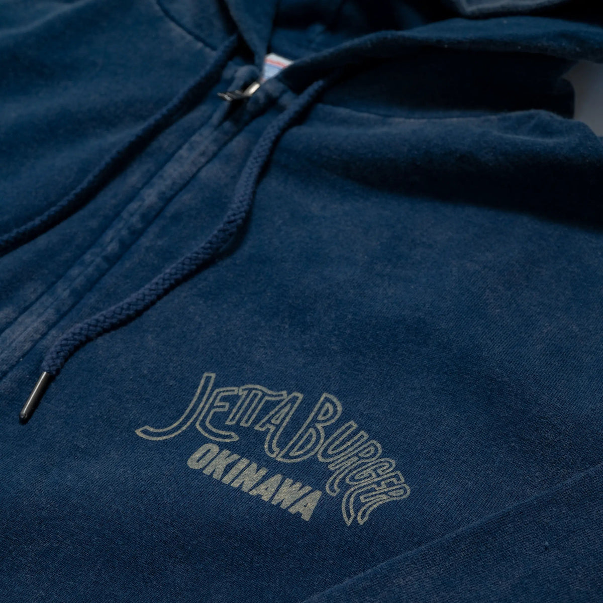 DEATH by BURGER Fade Wash Full Zip Hoodie
