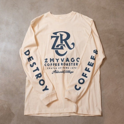 ZCR "COFFEE & DESTROY" Arms ロングTシャツ 50%OFF