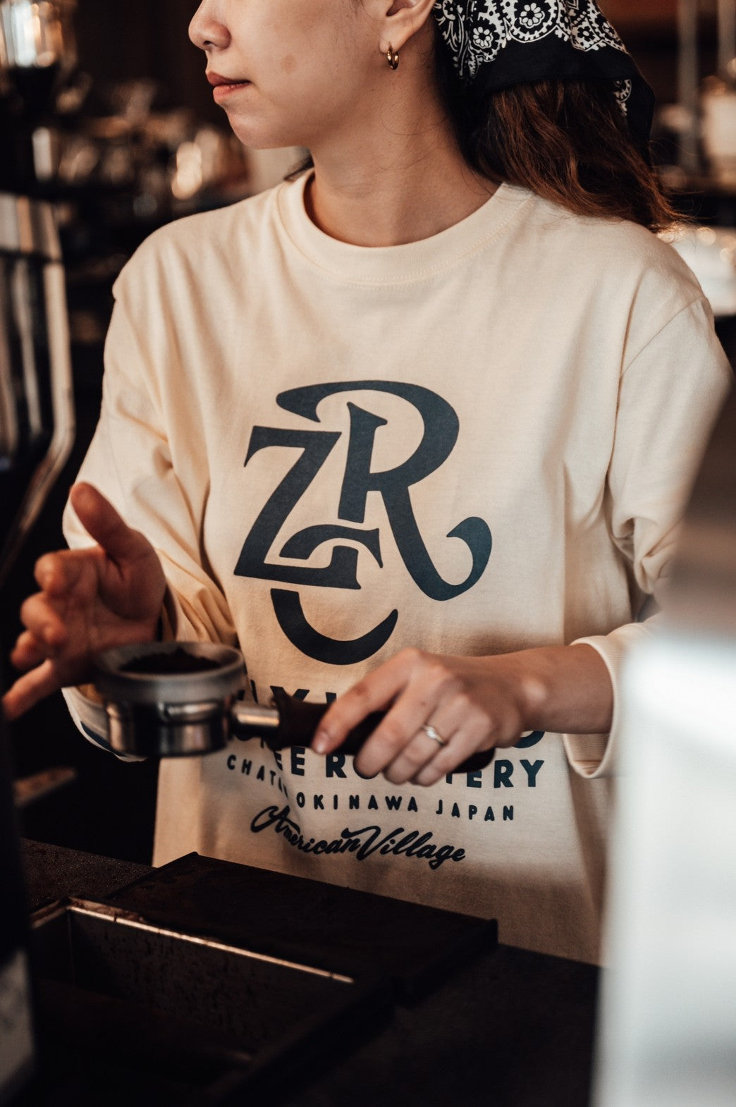 ZCR "COFFEE & DESTROY" Arms ロングTシャツ