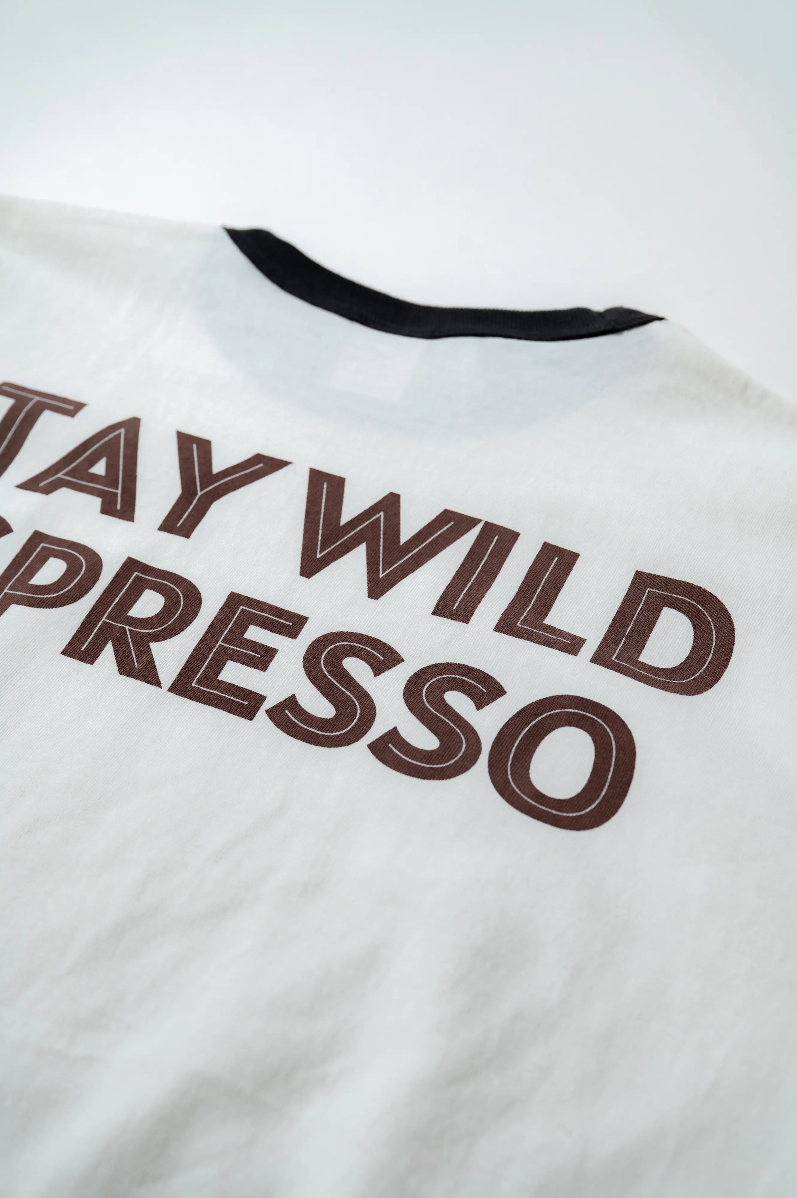 STAY WILD ESPRESSO '20 Ringer T-shirt
