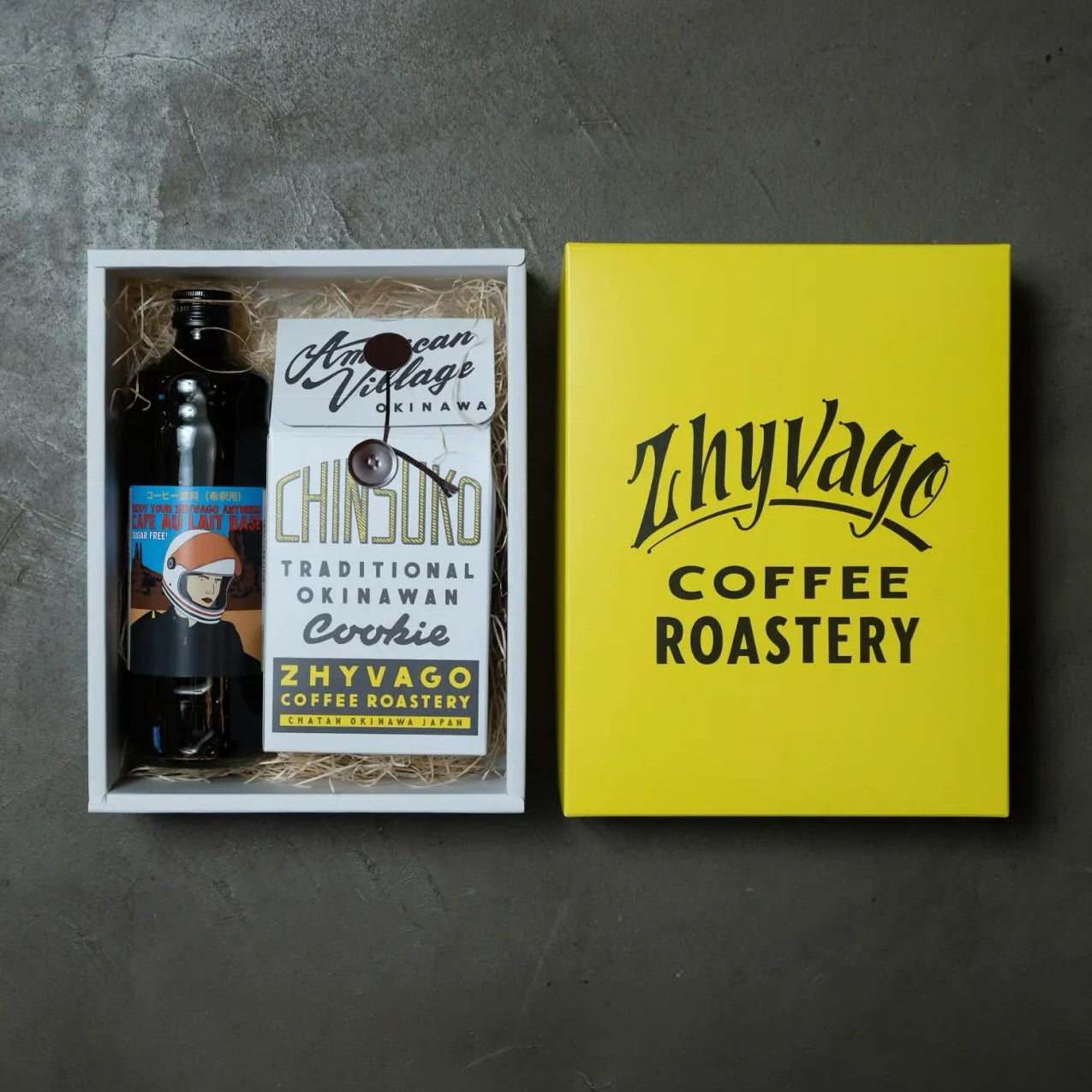 [Yellow Gift Box] CAFE AU LAIT BASE + ZHYVAGO CHINSUKO