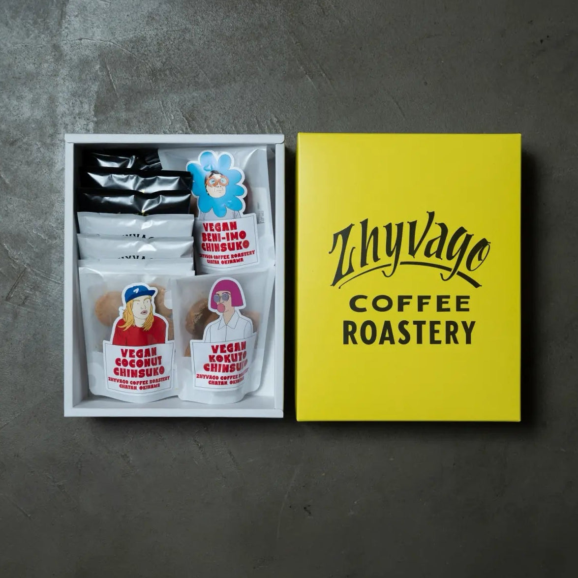 [Yellow Gift Box] VEGAN CHINSUKO + COFFEE DRIP BAGS