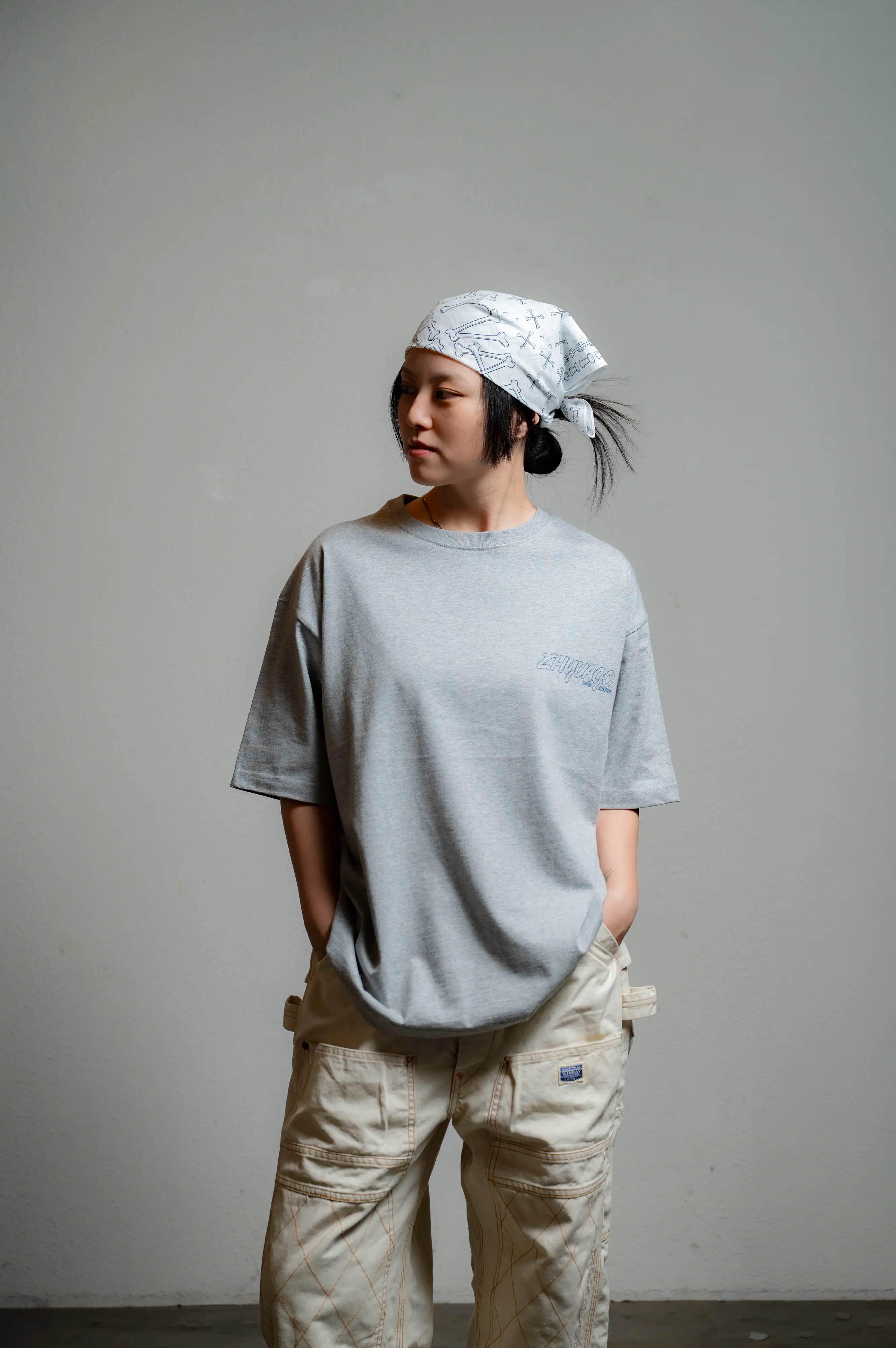 ZCR Tube Logo Big Silhouette T-shirt