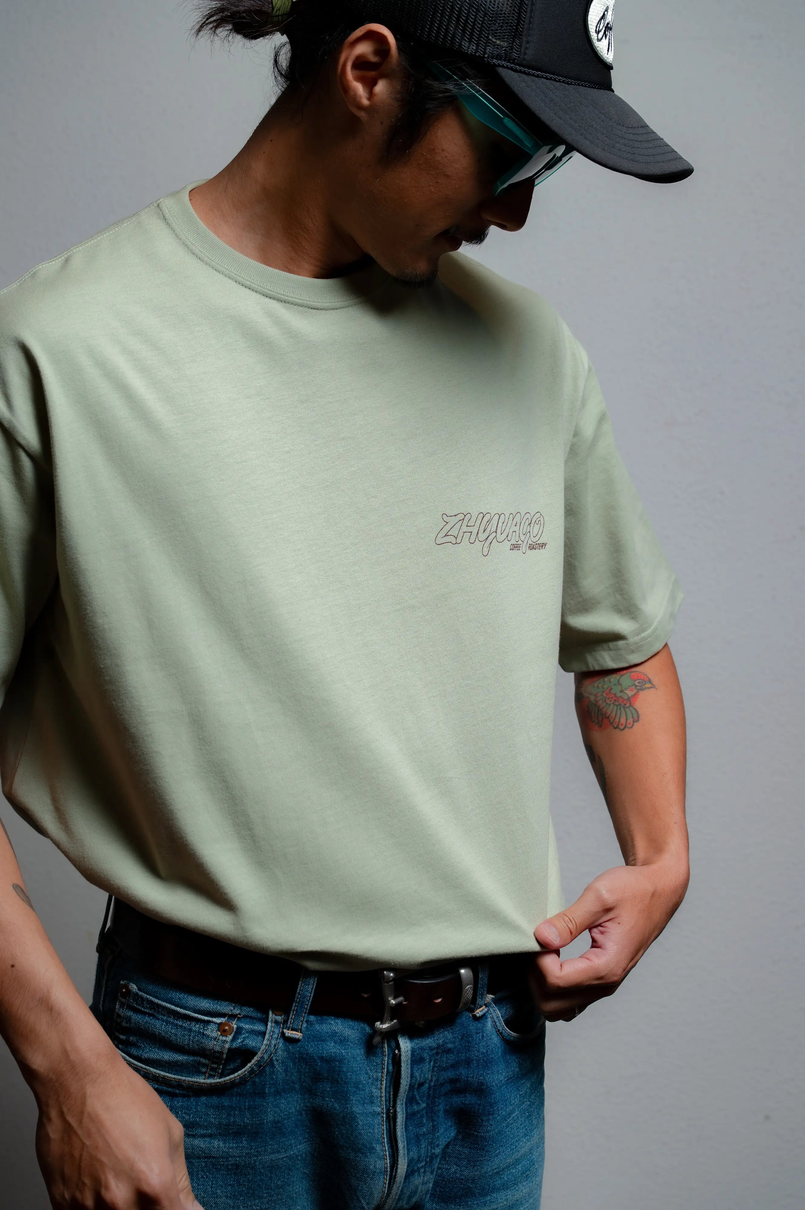 ZCR Tube Logo Big Silhouette T-shirt