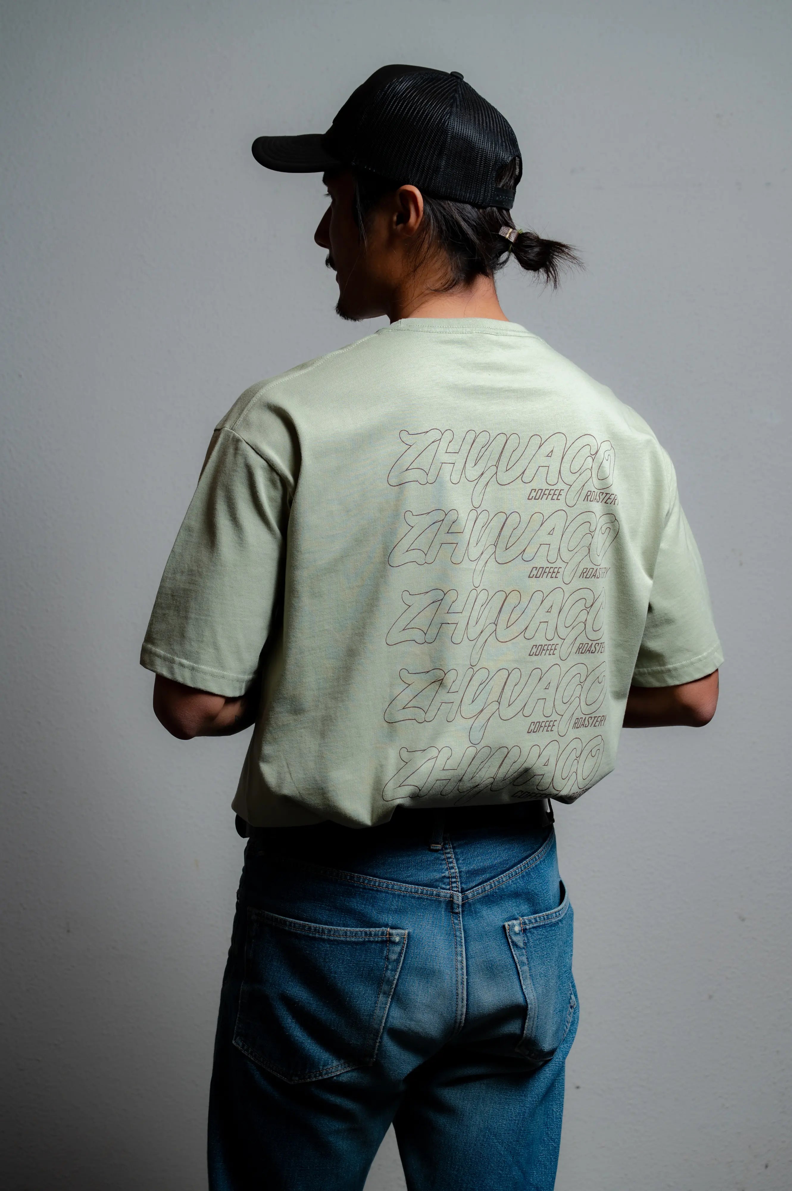 ZCR Tube Logo Big Silhouette T-shirt