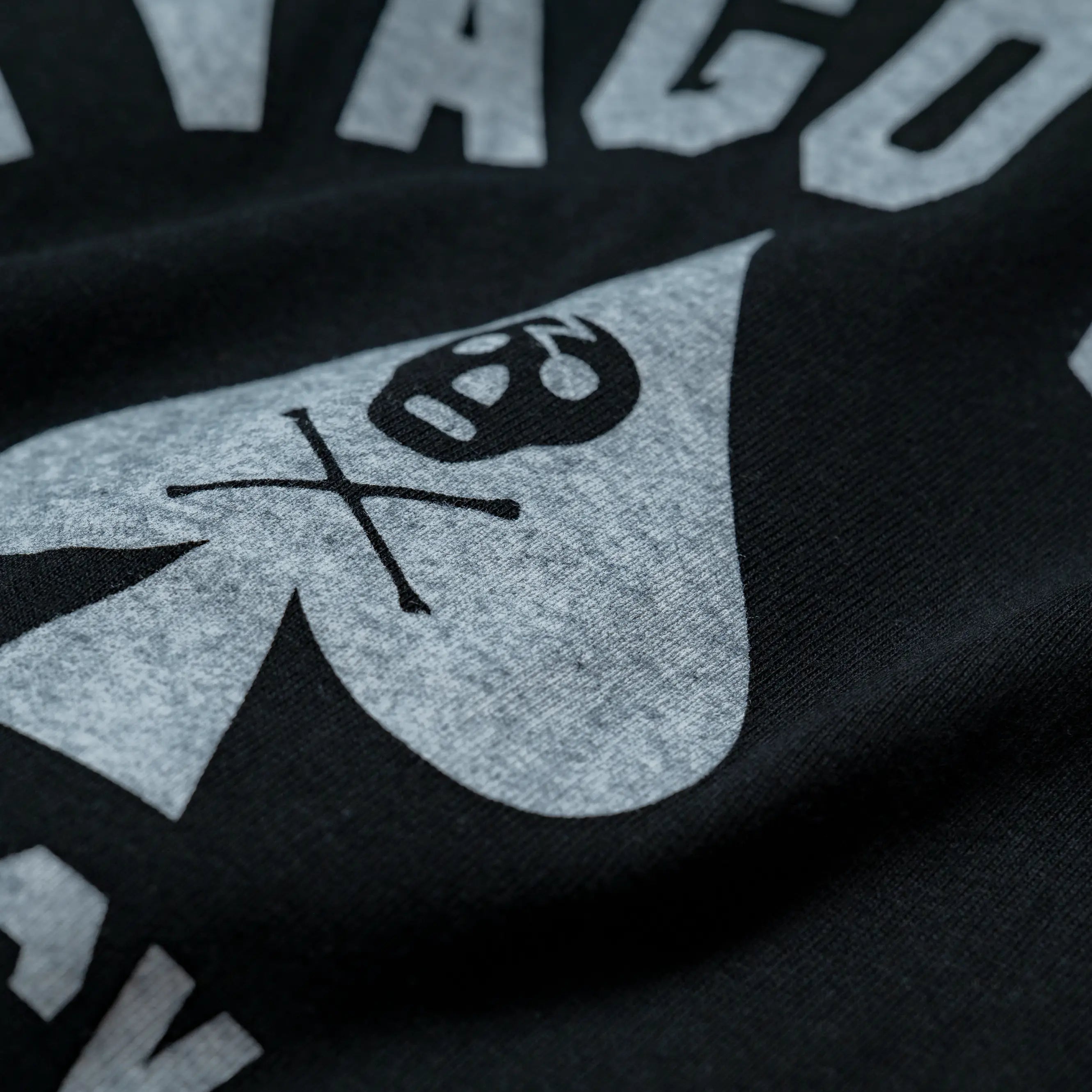 ZHYVAGO MOTORCYCLE CLUB SPADE Henry neck T-shirt