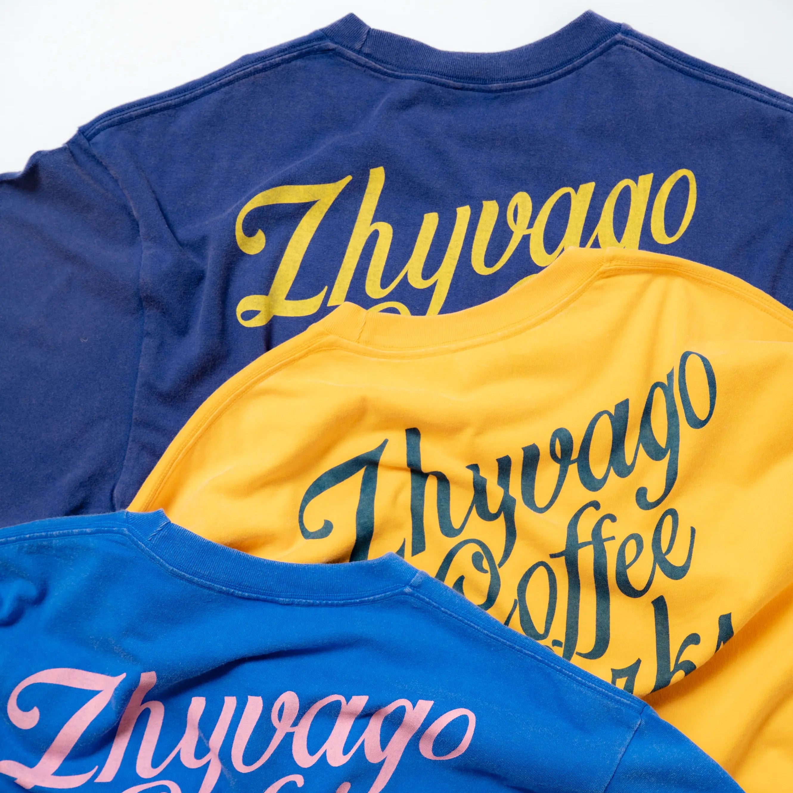 【オンラインストア限定】ZHYVAGO "Trike" Fade Wash T-shirt
