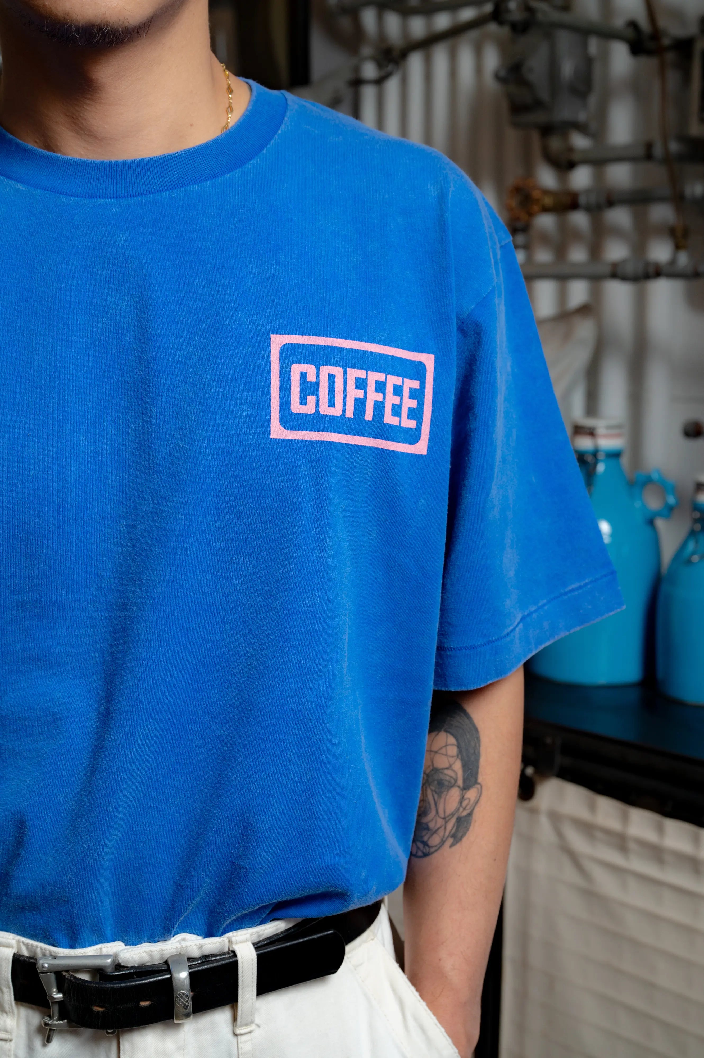 【オンラインストア限定】ZHYVAGO "Trike" Fade Wash T-shirt