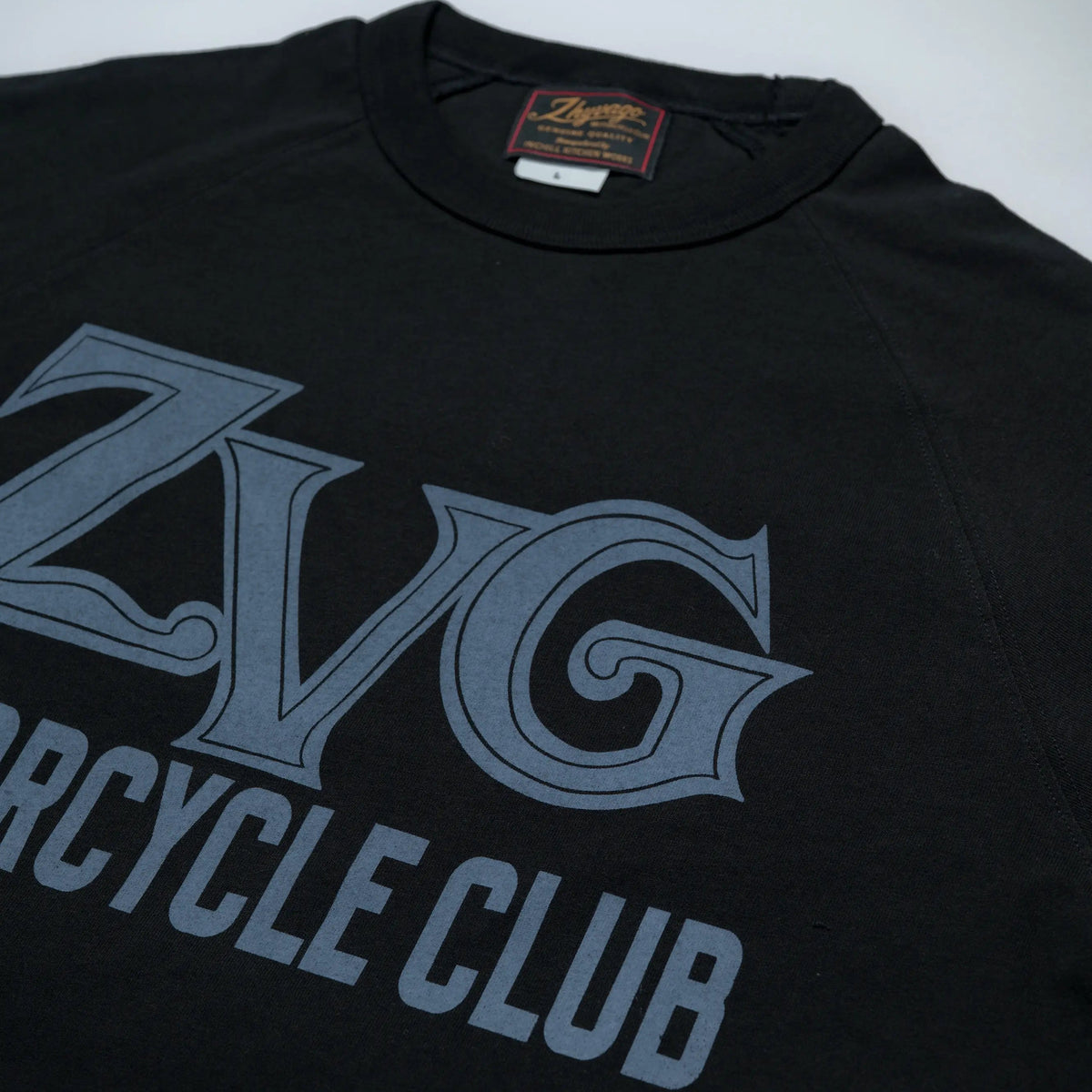 <ZMC>ZHYVAGO Vintage Logo Raglan T-shirt